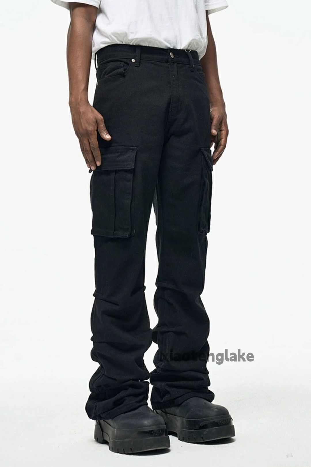Designer × Japanese Brand × Vintage utility military tactical punk grunge bootcut cargo pants Size US 34 / EU 50 - 2 Thumbnail