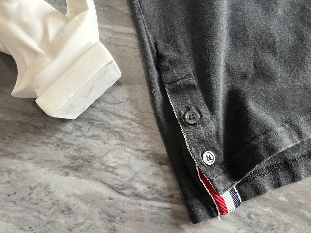Thom Browne Thom Browne : Short Sleeve Side Strip Button Ups Size US L / EU 52-54 / 3 - 10 Thumbnail