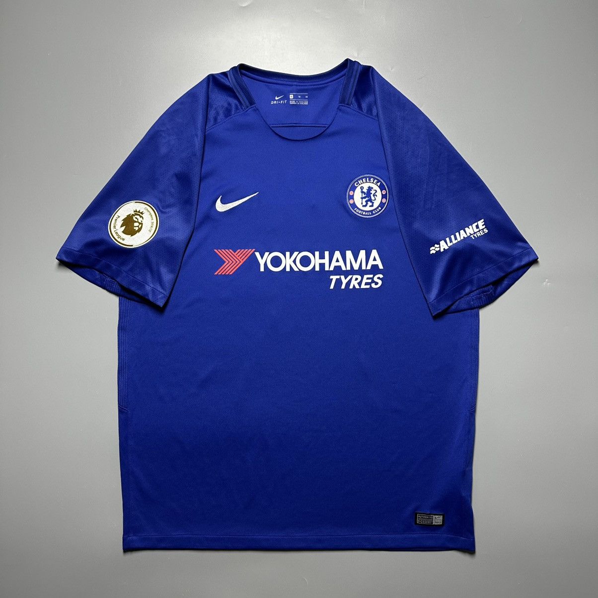 Nike CHELSEA NIKE 2017/2018 FOOTBALL HOME JERSEY #10 HAZARD Size US XL / EU 56 / 4 - 2 Thumbnail
