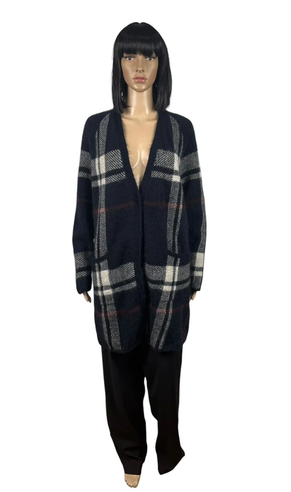 Max Mara S’ Max Mara Wool Mohair Cardigan Plaid size S Size S / US 4 / IT 40 - 2 Thumbnail