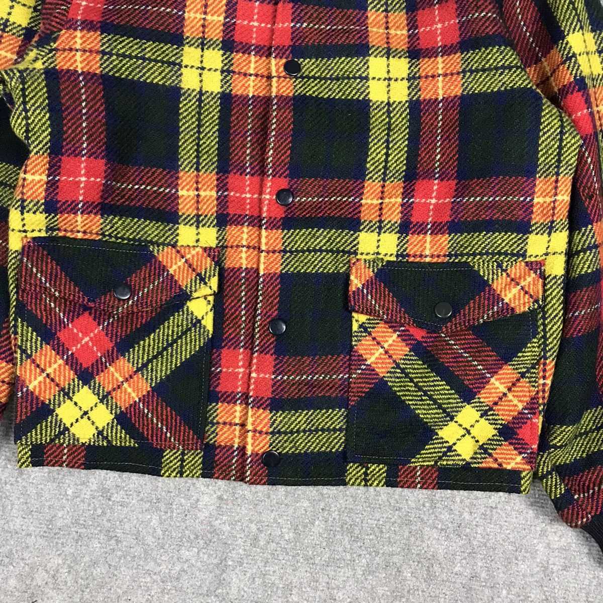 Japanese Brand × Vintage SECOND WEAR WOOL FLANNEL SNAP BUTTON JACKET Size US M / EU 48-50 / 2 - 3 Thumbnail