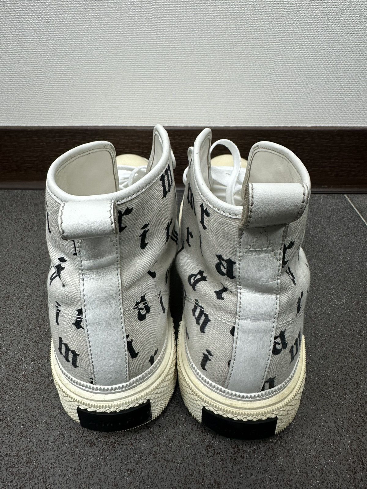 Amiri Amiri Logo High-top Sneakers Size: 45 Size US 12 / EU 45 - 3 Thumbnail