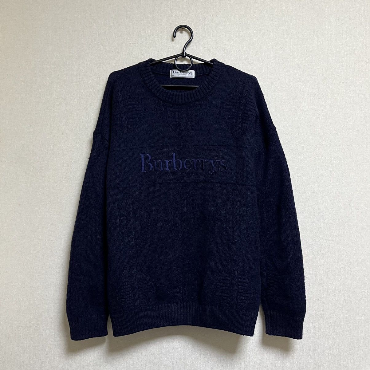 Burberry Vintage Burberry sweater jumper 90s Size US XL / EU 56 / 4 - 1 Thumbnail