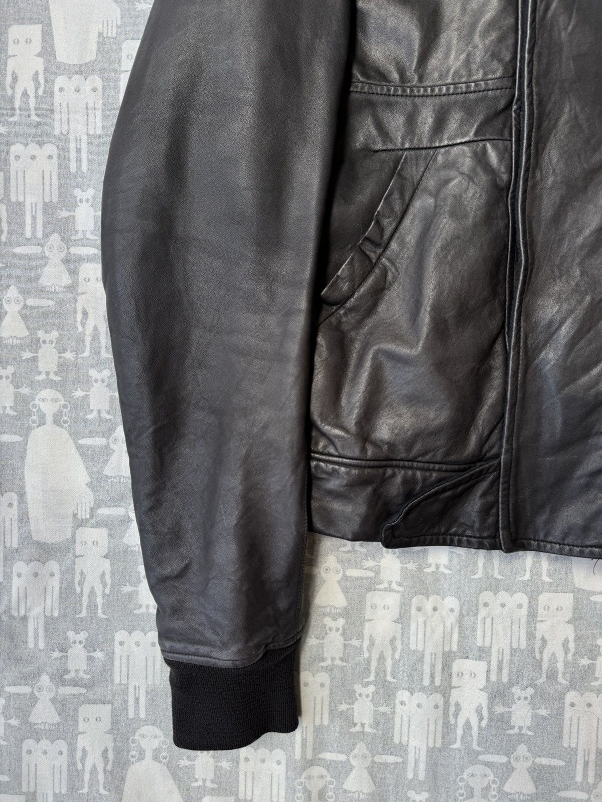 Rick Owens Rick Owens AW08 Stag Calf Leather Jacket Size US M / EU 48-50 / 2 - 3 Thumbnail