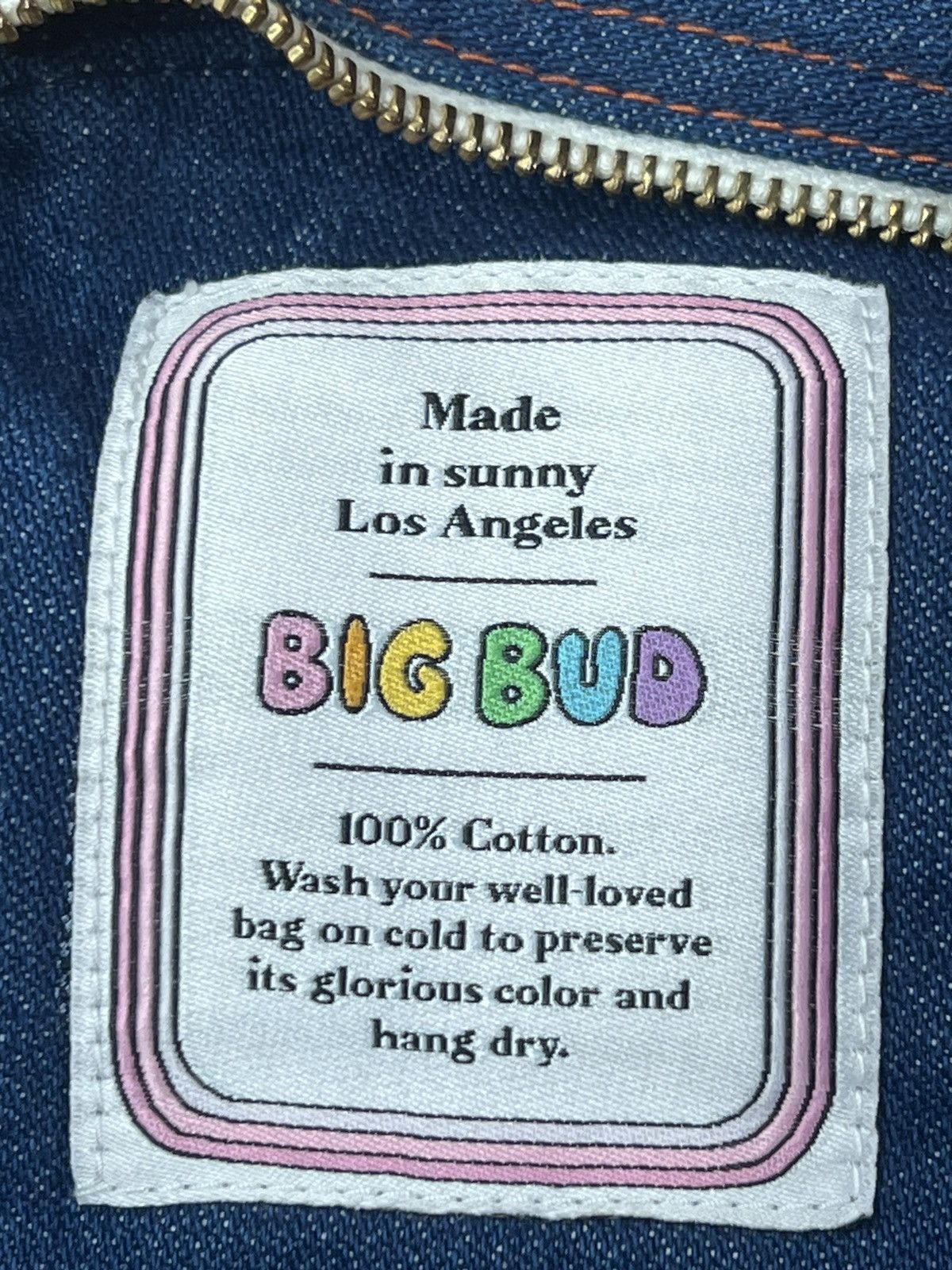 Other Big Bud Press Mini Backpack Denim & Orange Bag Size ONE SIZE - 3 Thumbnail