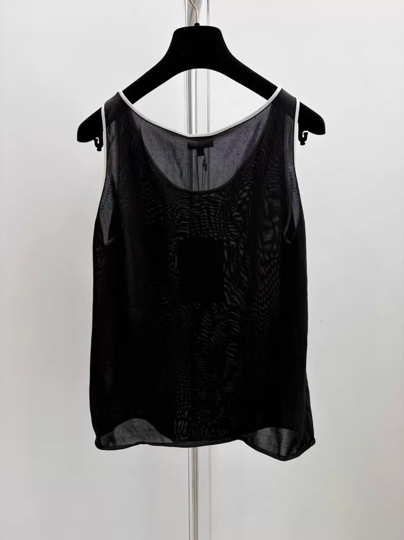 Chanel Chanel Black pocket vest with suspenders Size XS / US 0-2 / IT 36-38 - 2 Thumbnail
