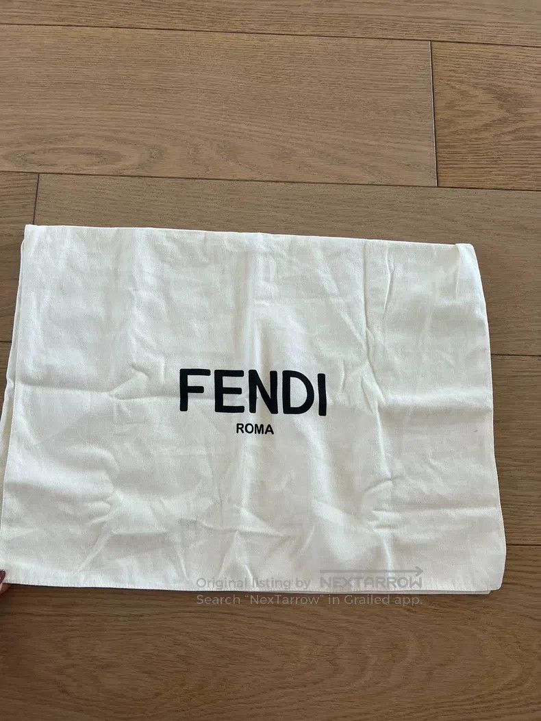 Fendi Fendi size 190*35cm Classic dark brown wool scarf Size ONE SIZE - 7 Thumbnail