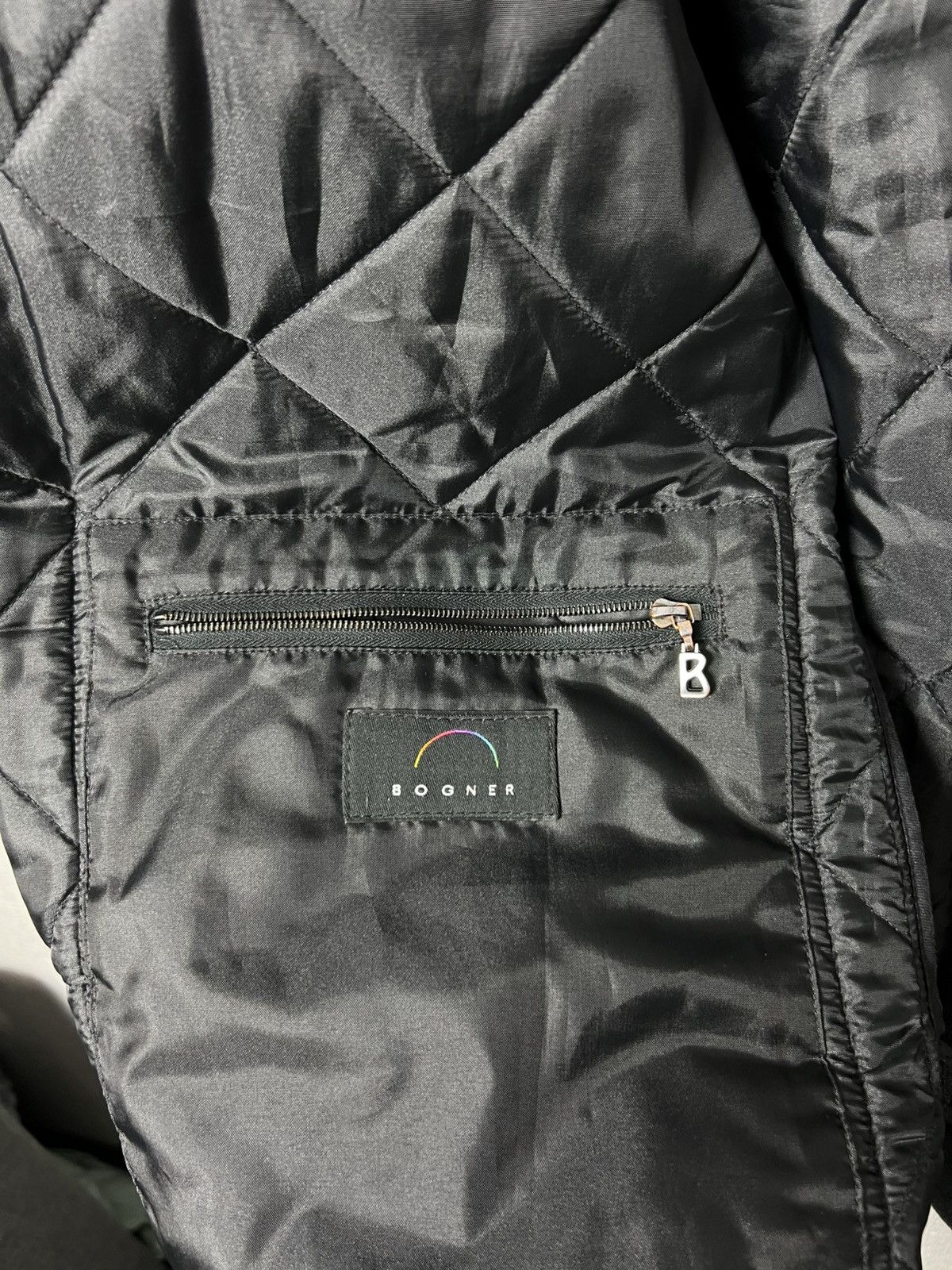 Bogner Bogner Wool & Cashmere Button + Zipper Coat Quilted Lining Size US L / EU 52-54 / 3 - 13 Thumbnail