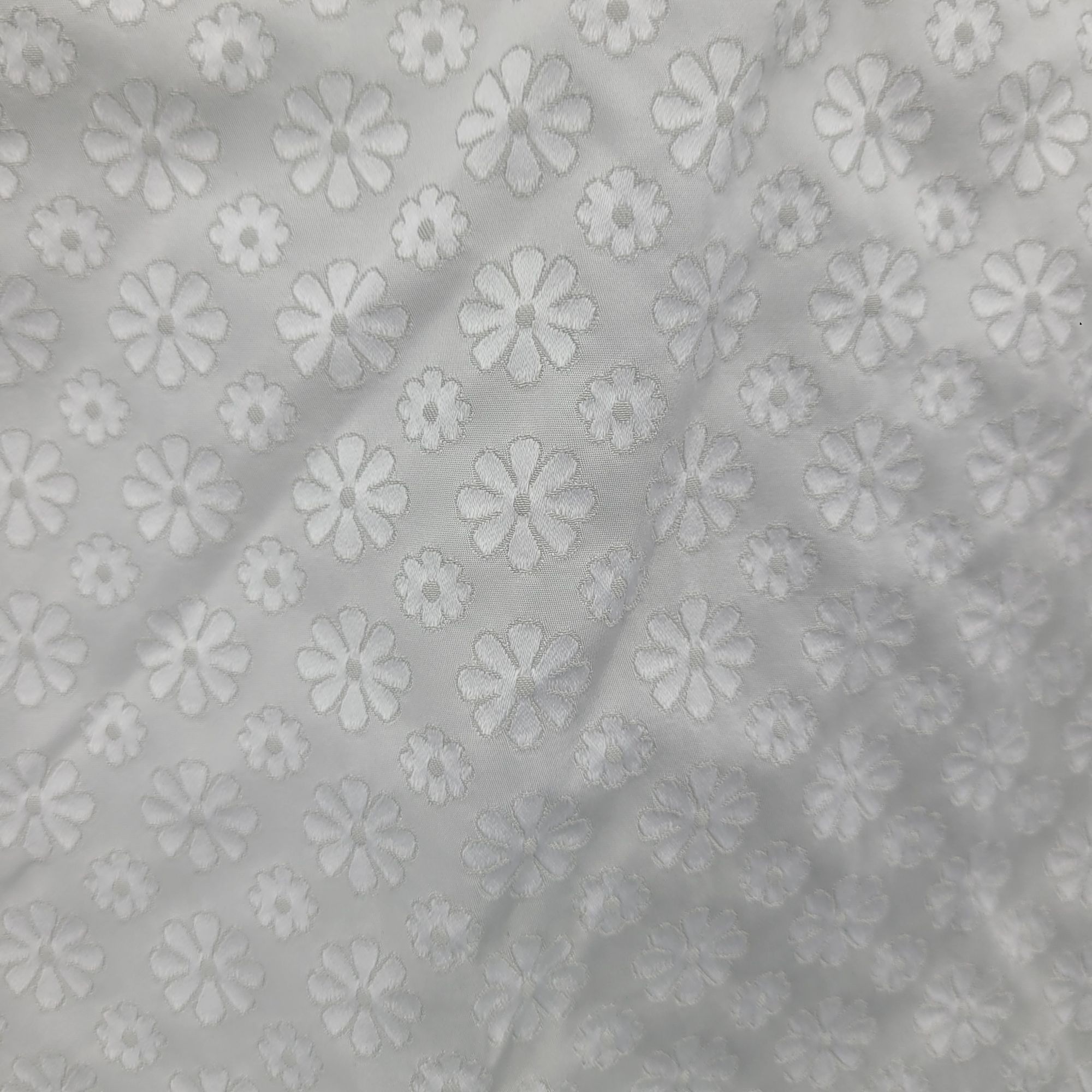 BUGATCHI Bugatchi Skirt Skort 4 Silver White Floral Stretch Pockets Size 27" / US 4 / IT 40 - 2 Thumbnail