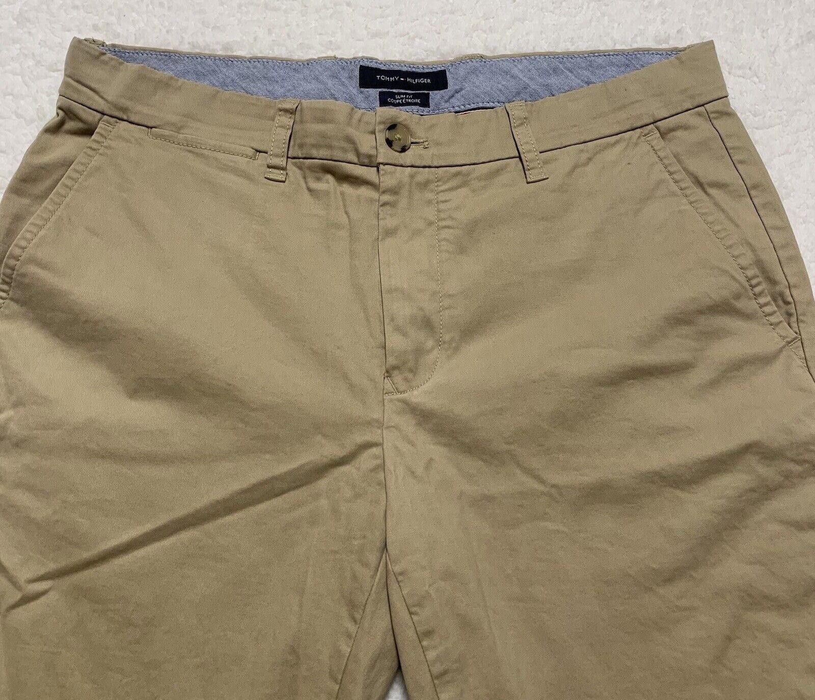 Tommy Hilfiger Tommy Hilfiger Chinos 32x32 Beige Slim Fit Size US 32 / EU 48 - 3 Thumbnail