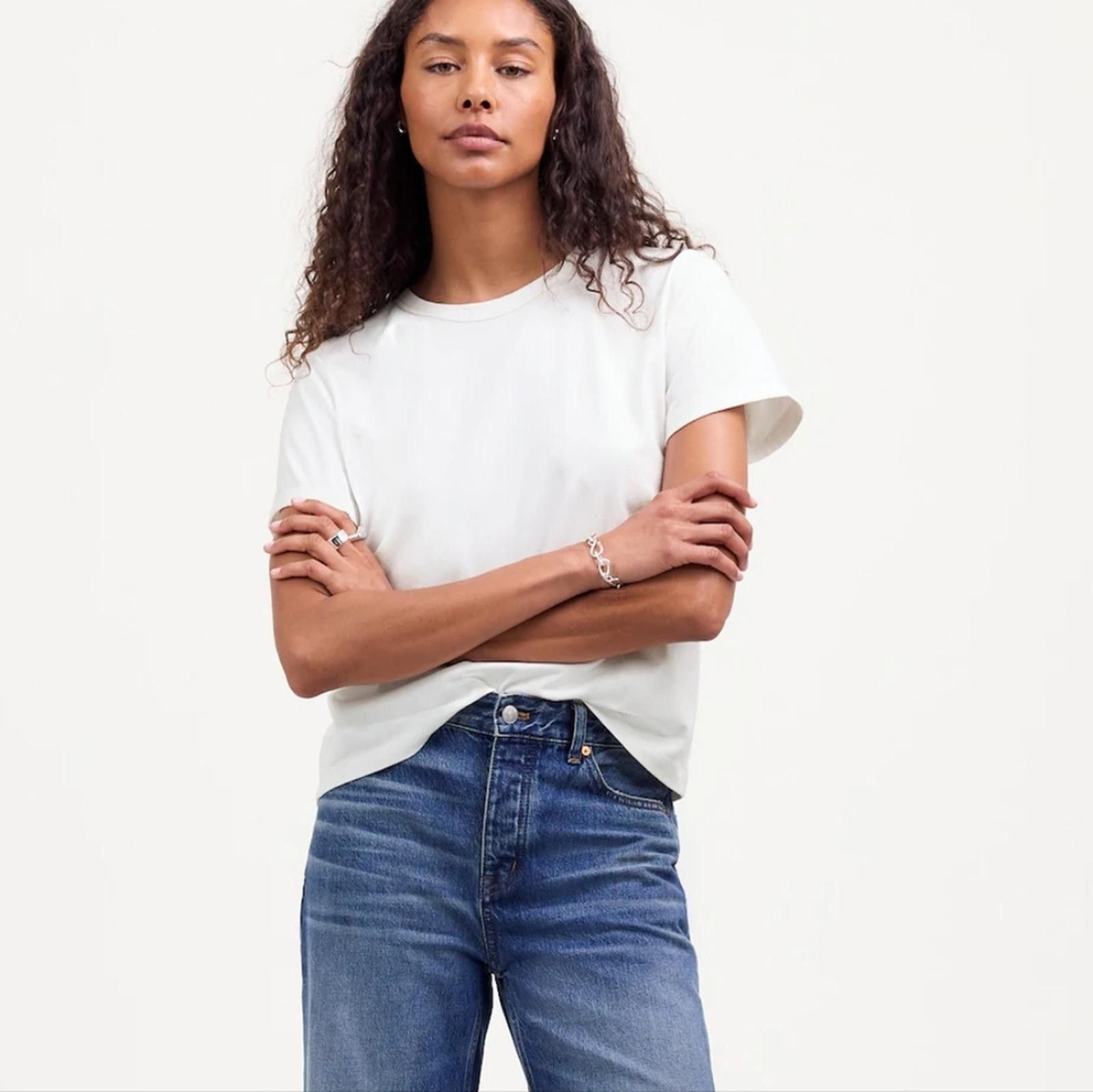 Madewell Madewell Cotton Perfect Crewneck Size XXS / US 00 / IT 34 - 1 Thumbnail