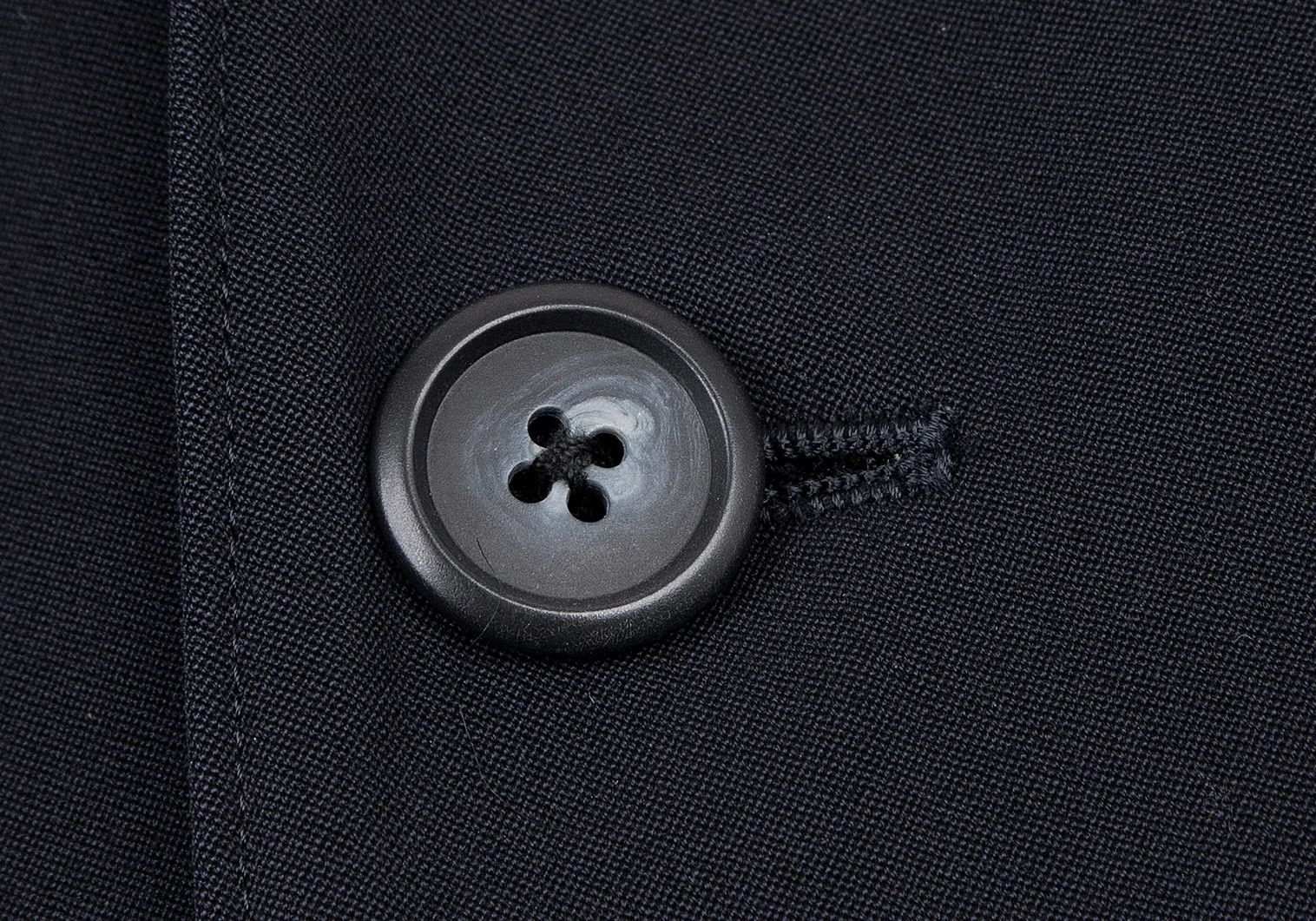 Yohji Yamamoto Yohji Yamamoto Wool Tailored Jacket Navy S Size US S / EU 44-46 / 1 - 9 Thumbnail