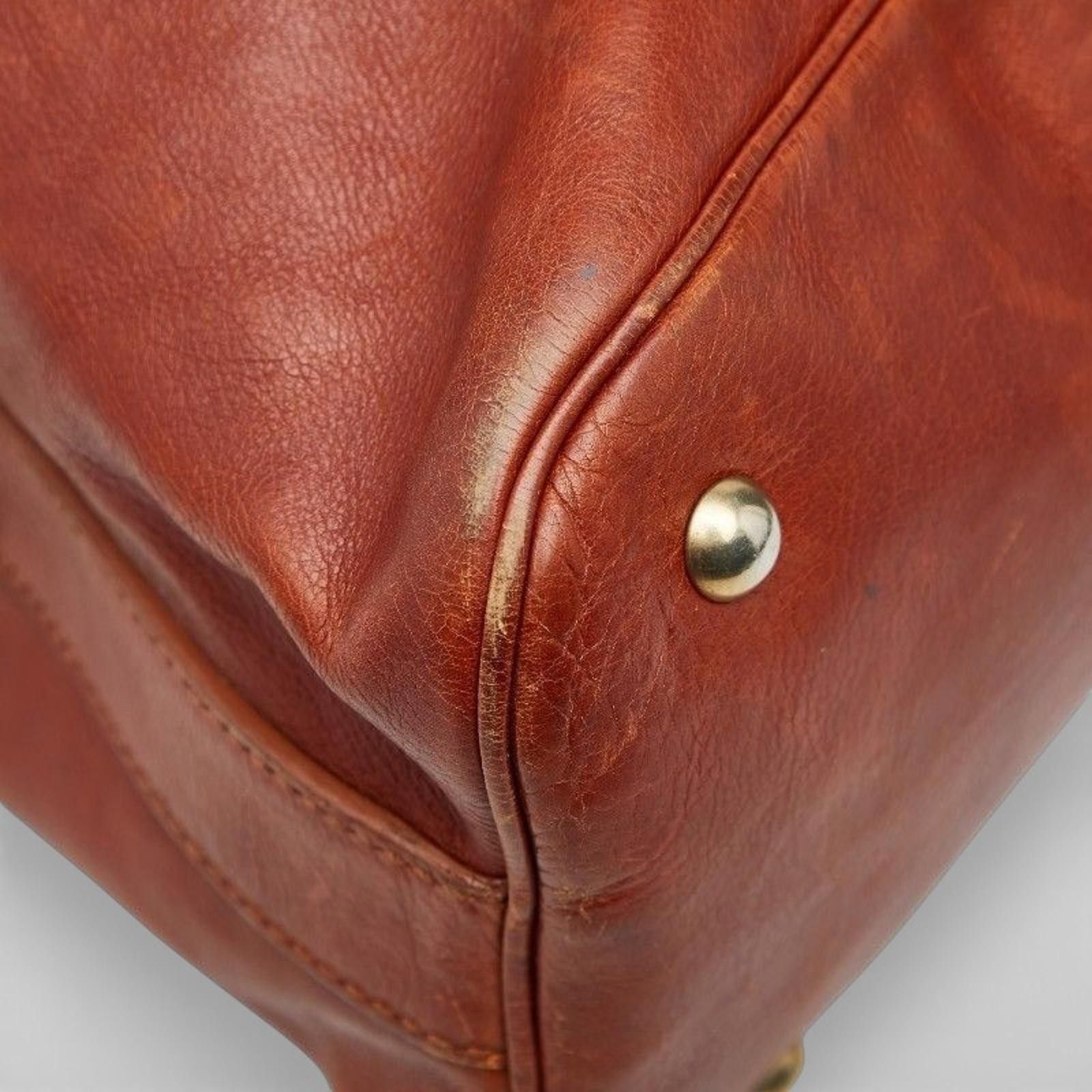 Saint Laurent Paris Saint Laurent - Brown Leather Tote Bag Size ONE SIZE - 5 Thumbnail