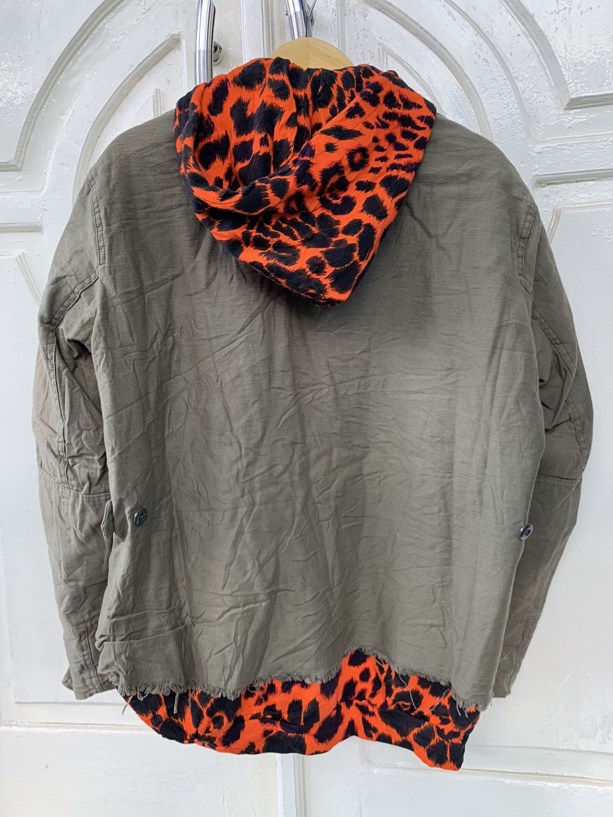 R13 R13 long military jacket leopard hooded Size US L / EU 52-54 / 3 - 9 Thumbnail