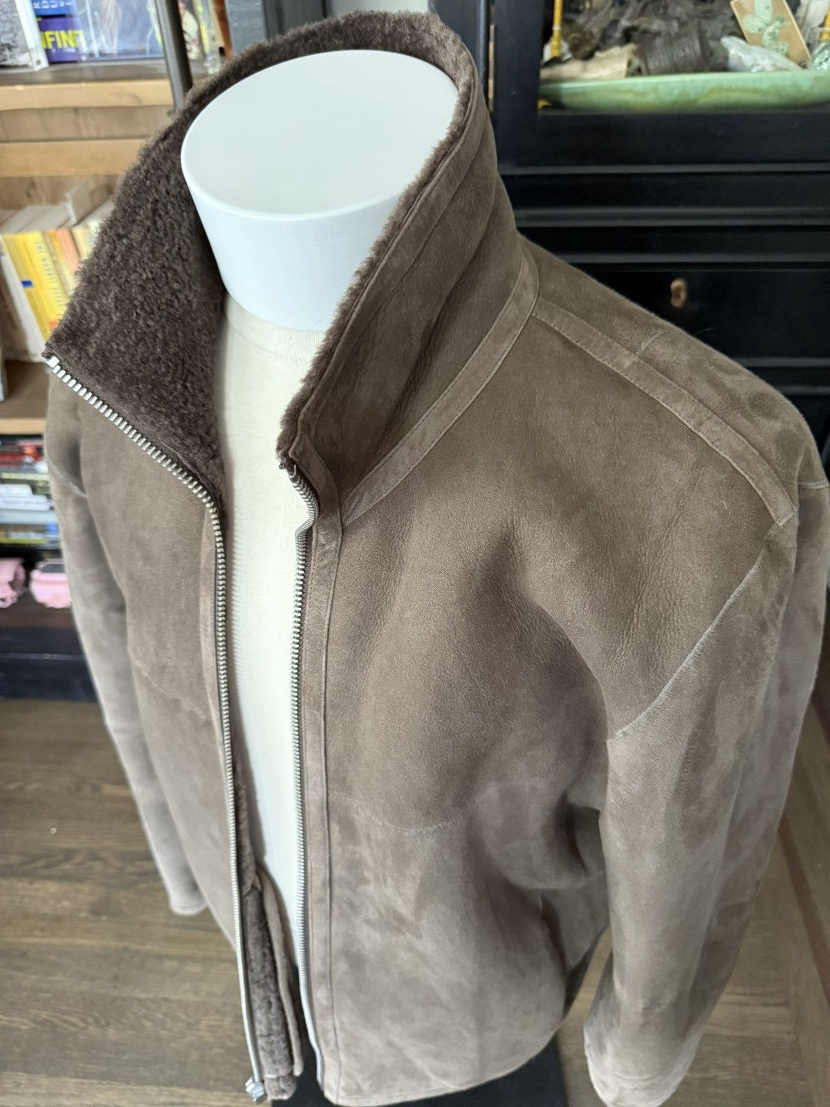 Rag & Bone Rag & Bone Large Chocolate Brown Shearling Size US L / EU 52-54 / 3 - 5 Thumbnail