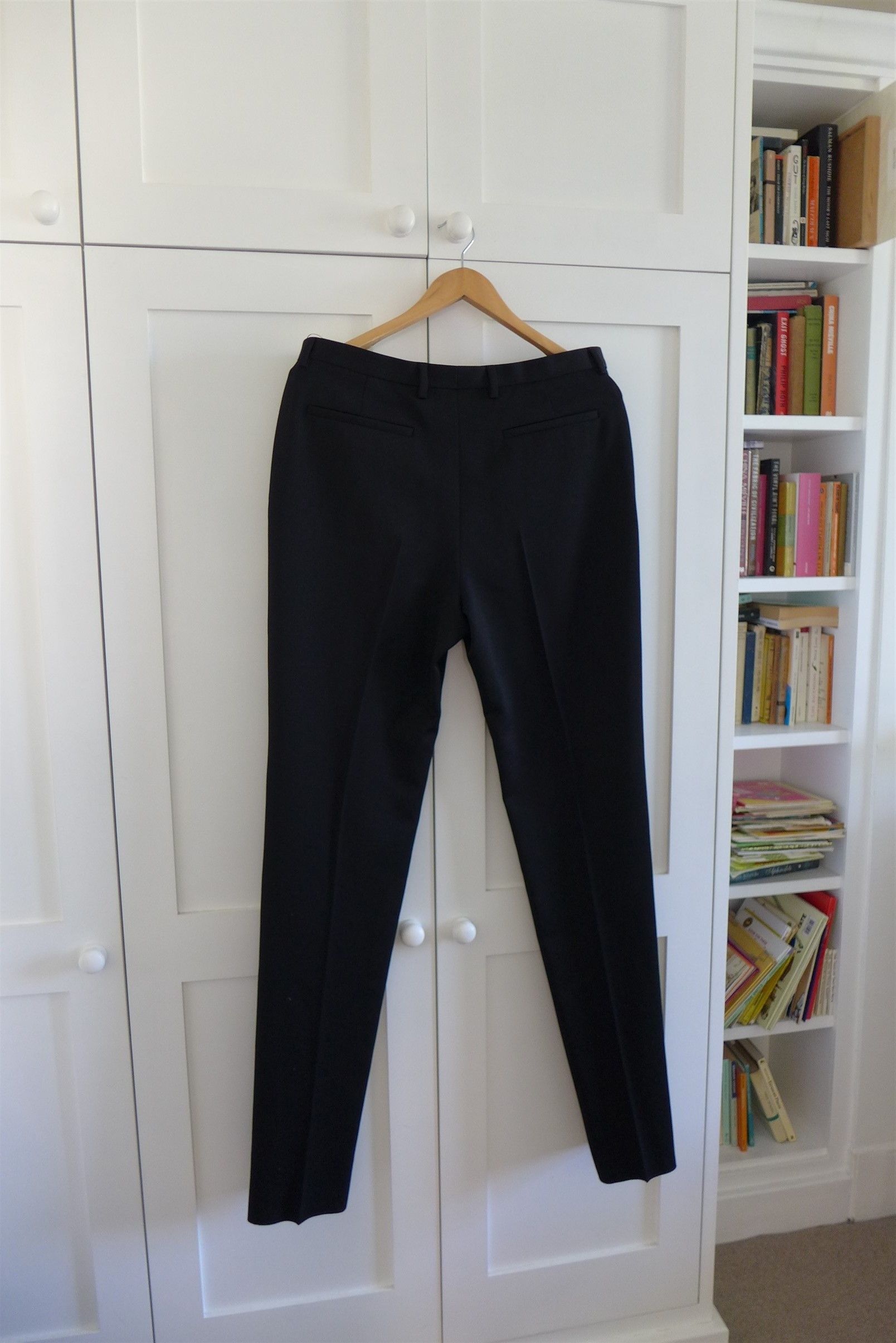 Saint Laurent Paris Saint Laurent Tuxedo Trousers - Black Wool Size US 34 / EU 50 - 7 Thumbnail