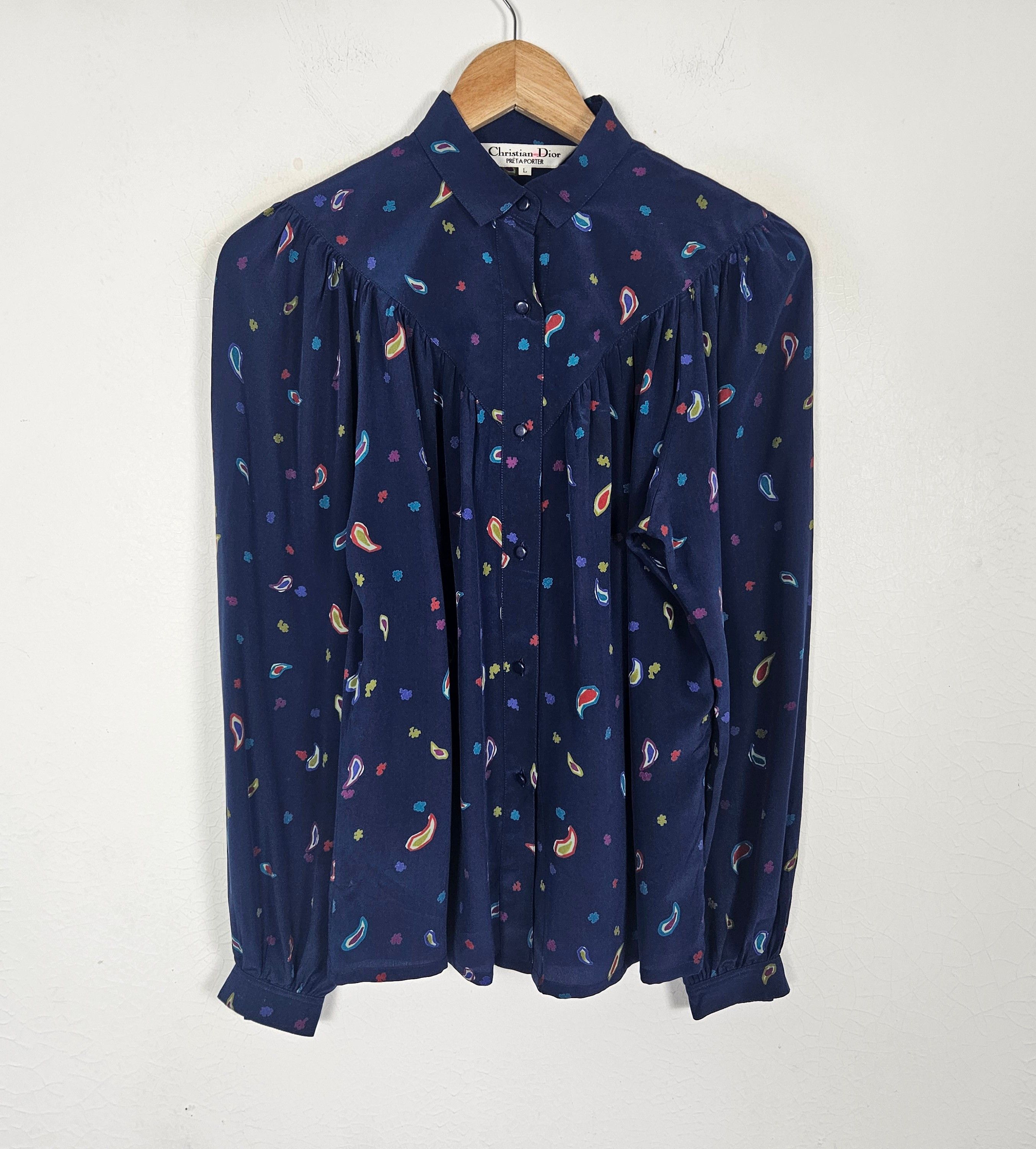 Christian Dior Monsieur × Vintage Christian Dior Pret-A-Porter Vintage shirt Size L / US 10 / IT 46 - 2 Thumbnail