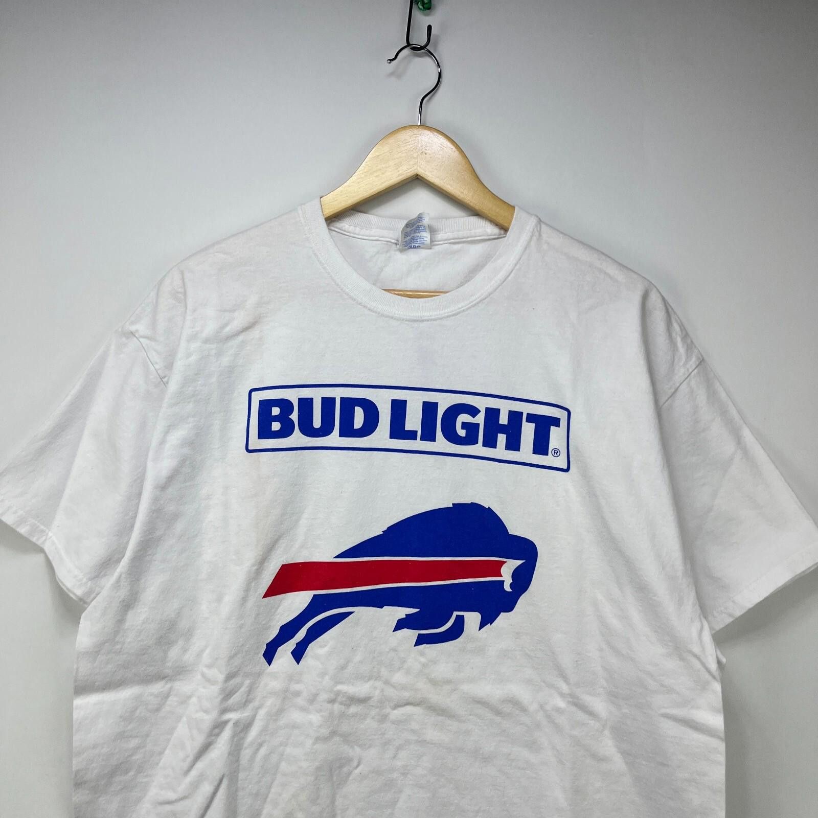 NFL Vintage Y2K Buffalo Bills Bud Light T-Shirt NFL XL Size US XL / EU 56 / 4 - 2 Thumbnail