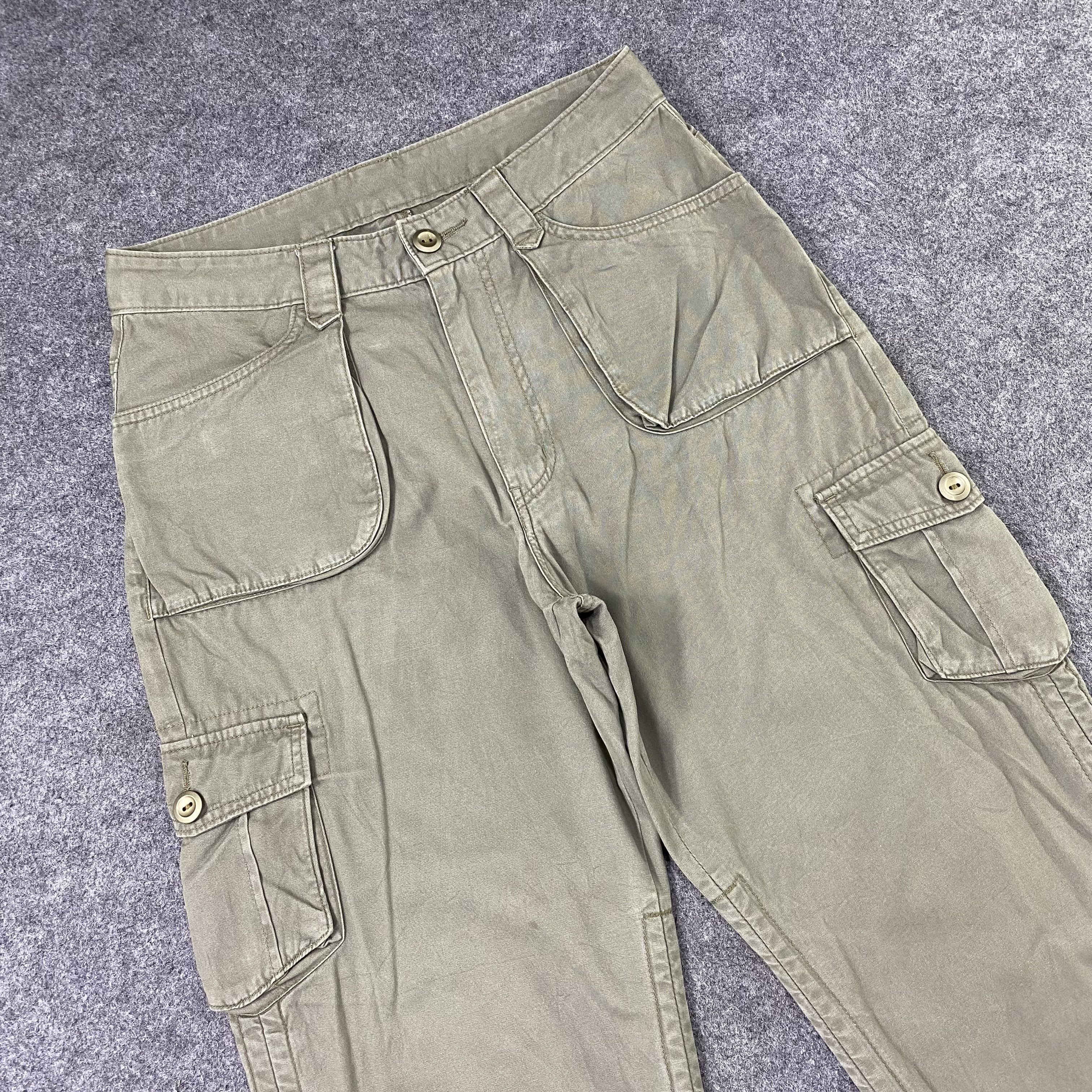 Japanese Brand Japanese Brand Faded Green Cargo Short Pants -C050 Size US 28 / EU 44 - 5 Thumbnail