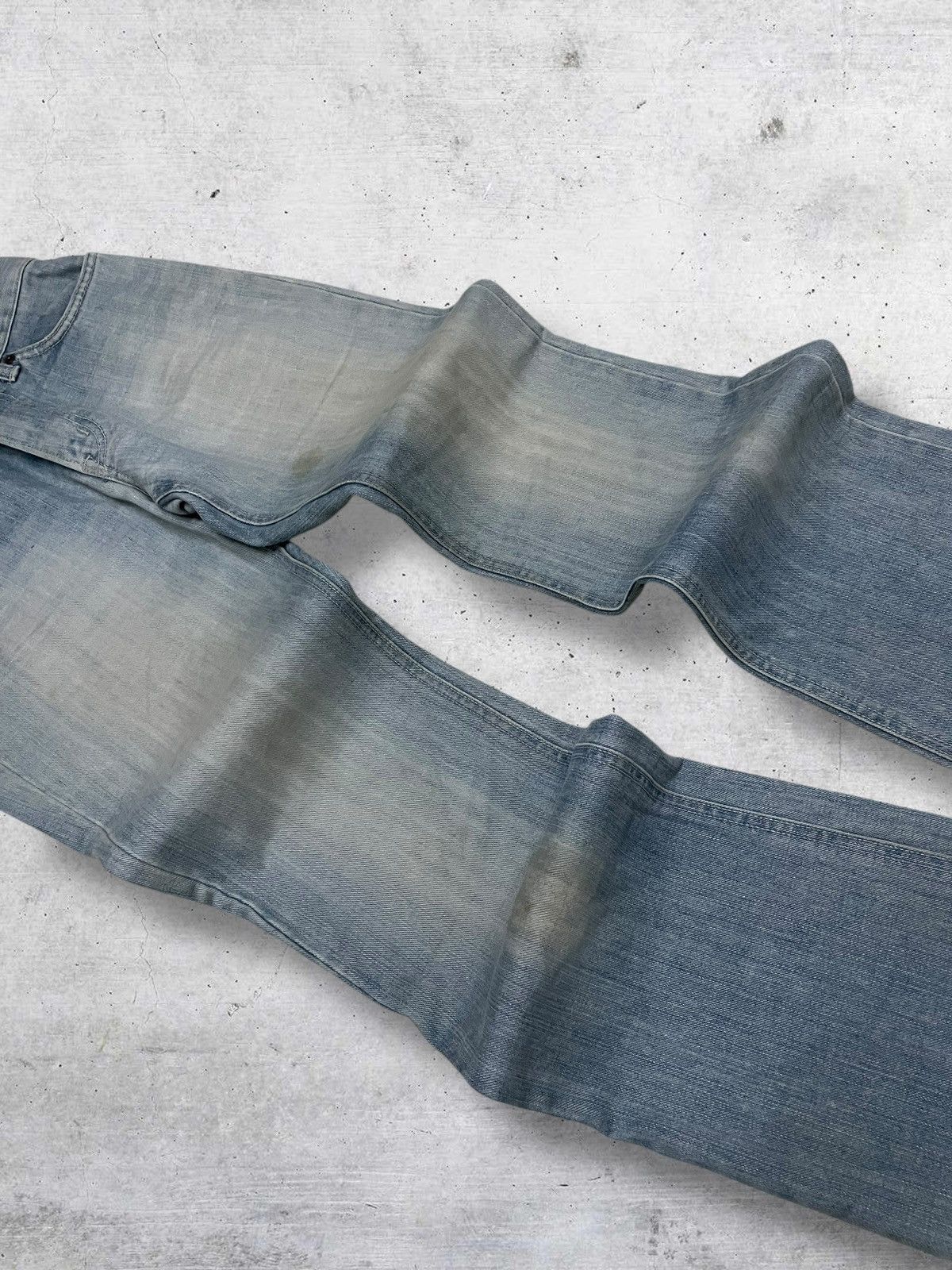 Edwin VINTAGE EDWIN 90S OG JAPAN DESIGNER FLARED MUDWASH DENIM Size US 28 / EU 44 - 6 Thumbnail