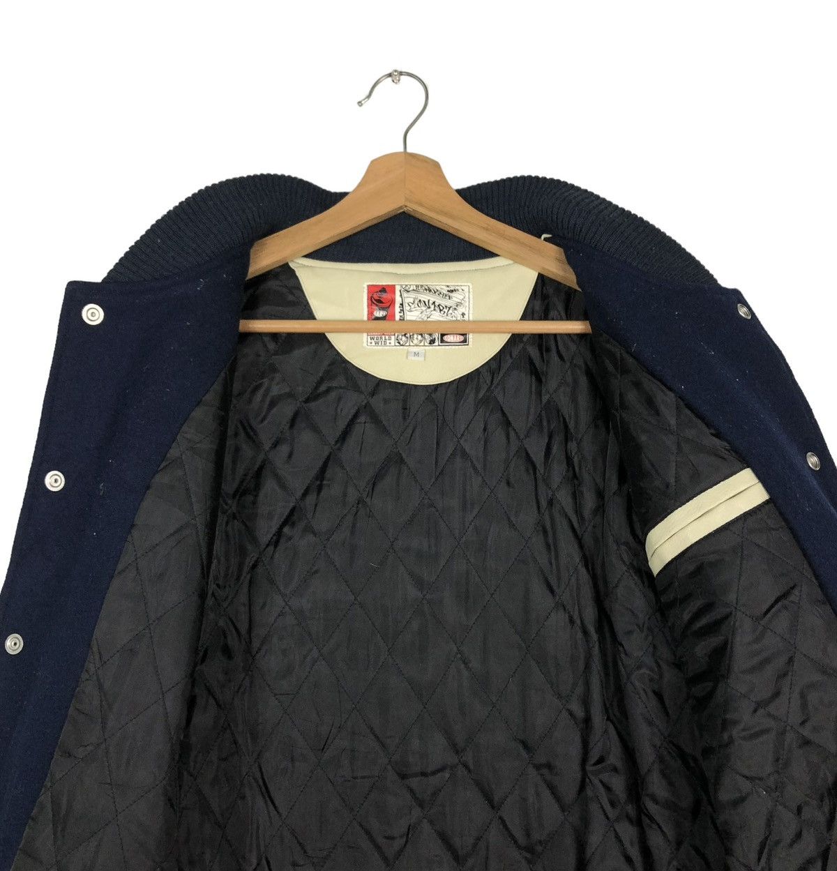 Japanese Brand 🔥VINTAGE LEATHER VARSITY JACKET CONART USA BIG LOGO Size US M / EU 48-50 / 2 - 16 Thumbnail