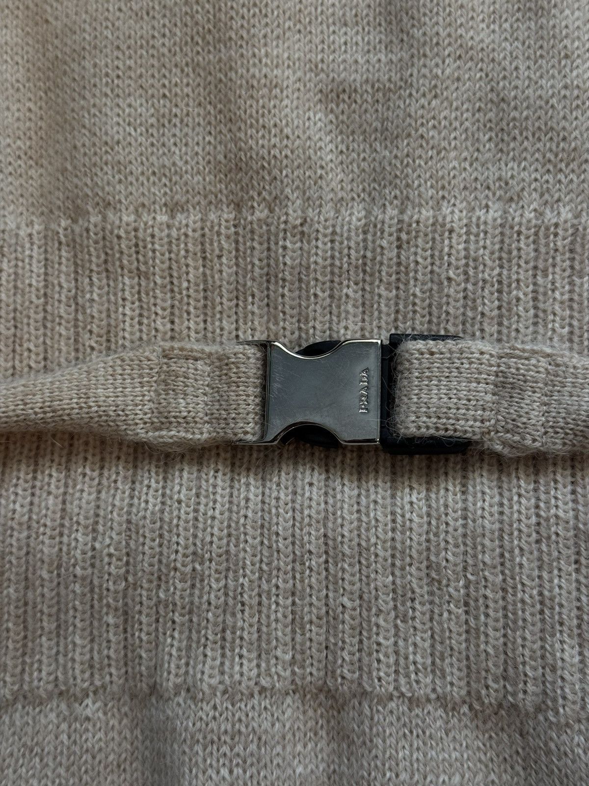 Prada Prada wool alpaca blend belted turtleneck sweater Size S / US 4 / IT 40 - 3 Thumbnail