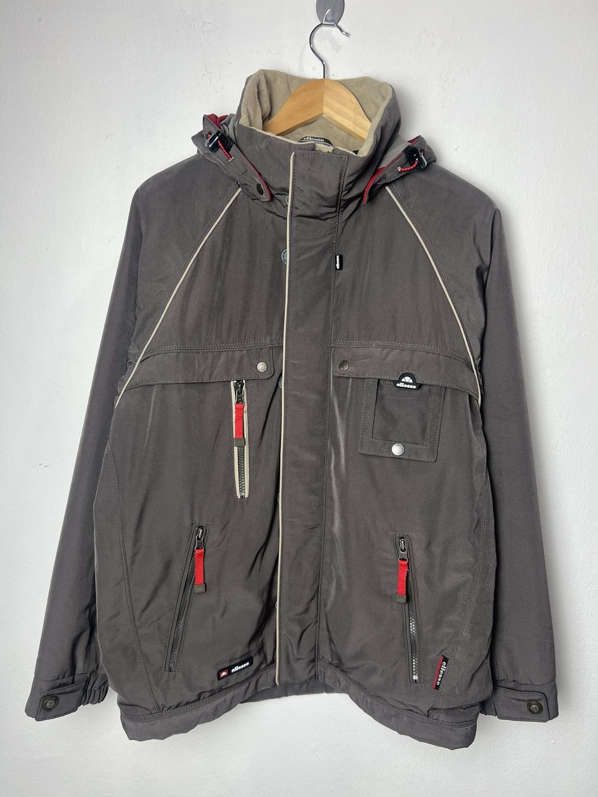Ellesse Ellesse Utility Vintage Outdoor Hooded Jacket Size US M / EU 48-50 / 2 - 1 Thumbnail
