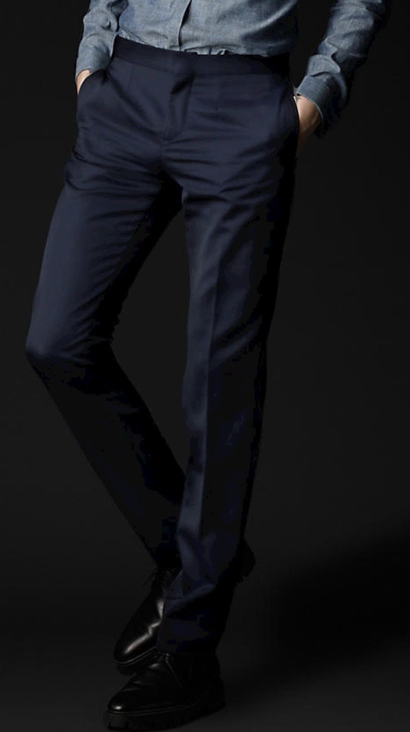 Burberry Collection Formal Trouser Size 34R - 1 Thumbnail