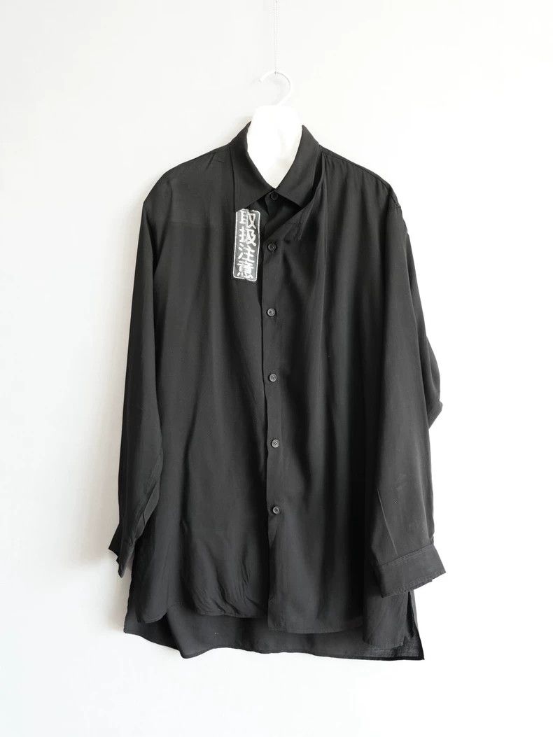 Yohji Yamamoto Yohji Yamamoto21SS Printed Tencel Double Shirt 2503-Nextarr Size US L / EU 52-54 / 3 - 2 Thumbnail