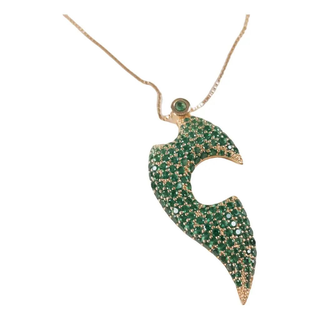 Bottega Veneta o1n1vont1124 Size: OS / Pendant Necklace Gold/Parakeet Size ONE SIZE - 7 Thumbnail