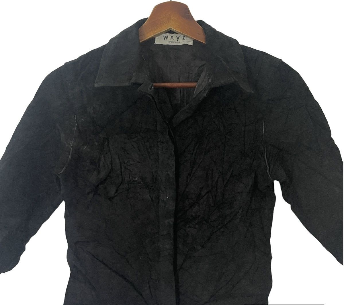 Yohji Yamamoto Vintage Wxyz Workshop By Yohji Yamamoto Leather Jacket Size S / US 4 / IT 40 - 4 Thumbnail
