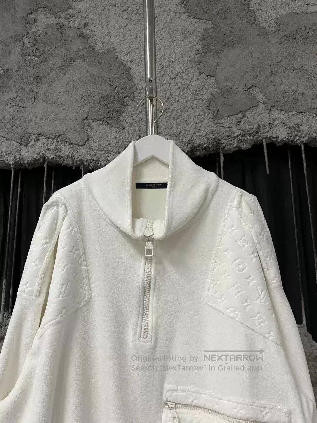 Louis Vuitton Louis Vuitton Velvet Embossed Monogram Half. Size US L / EU 52-54 / 3 - 3 Thumbnail
