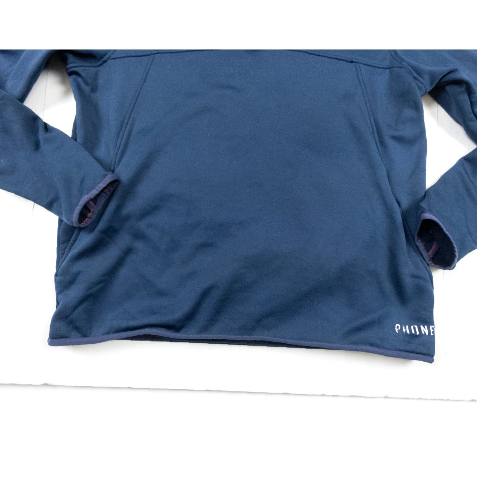 Rhone Rhone Adult Large Blue 1/4 Zip Pullover Sweatshirt Long Sleeve Mock Neck Logo on front is peeling Mens Outdoors 1/4 Zip Pullover Rhone Blue Large Mens Size US L / EU 52-54 / 3 - 3 Thumbnail