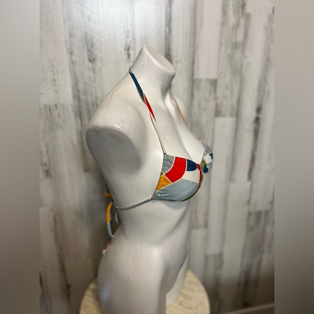 Other Colorful Geometric Halter Bikini Top – Size Small | Adjustab Size ONE SIZE - 6 Thumbnail
