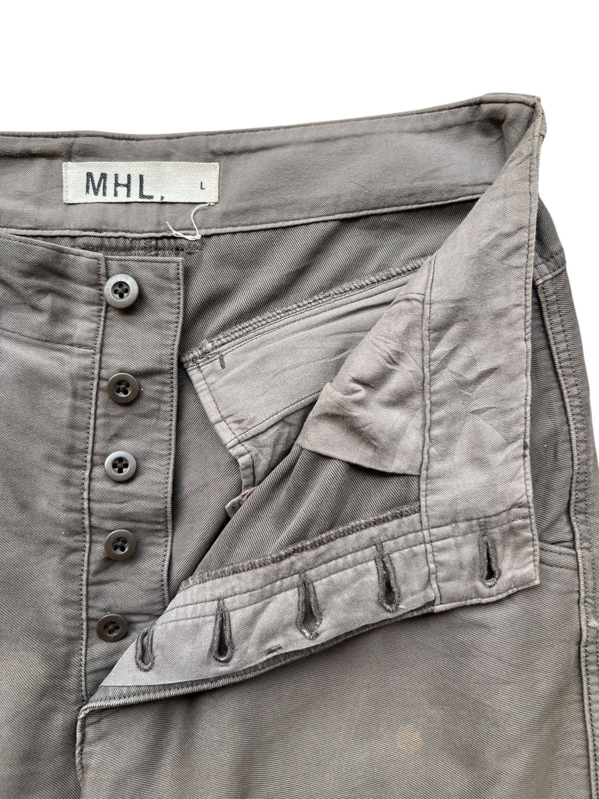 Margaret Howell MHL Multipocket Grey Sunfaded Baggy Pants Size US 34 / EU 50 - 8 Thumbnail