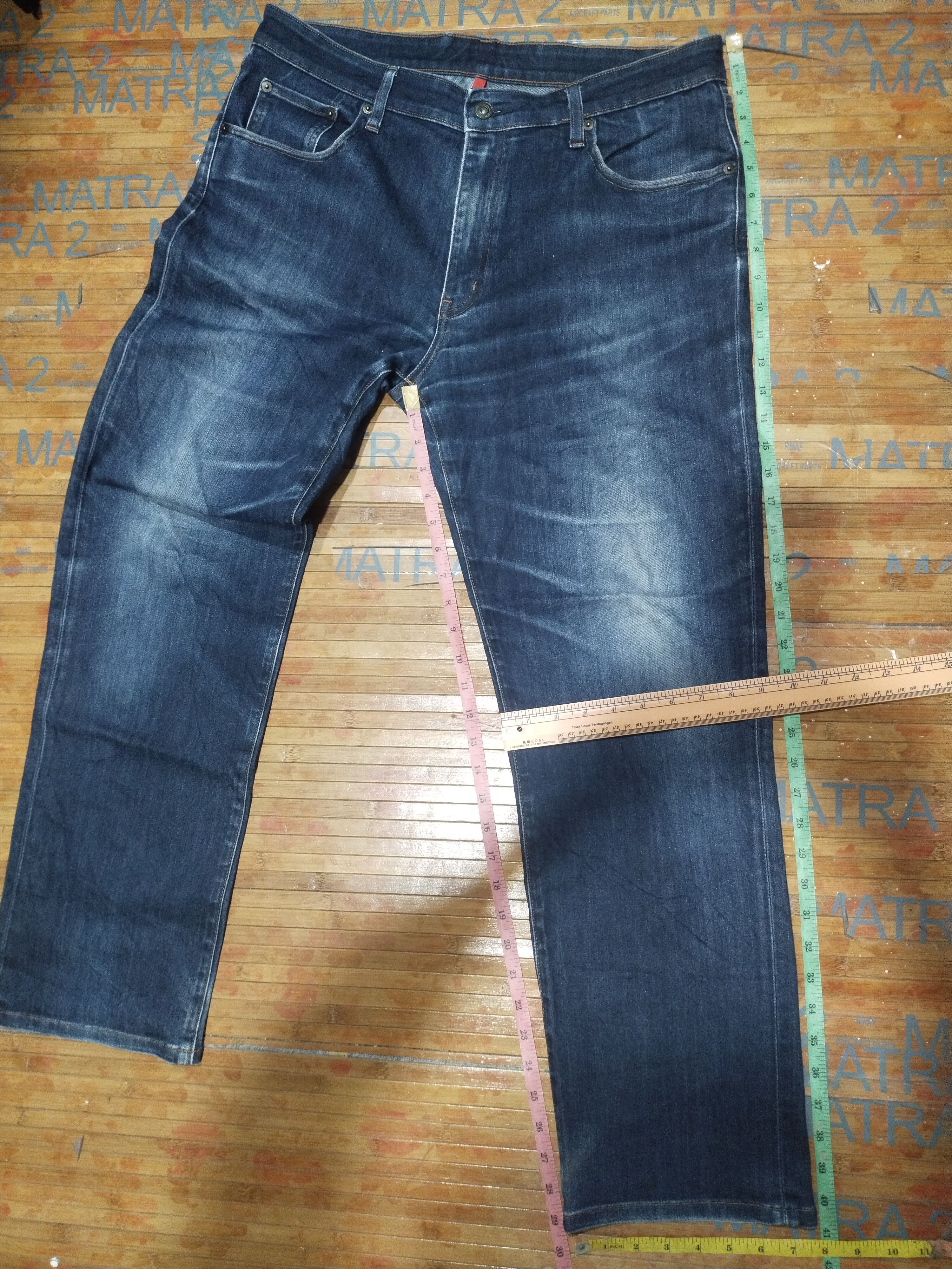 Japanese Brand × Uniqlo × Vintage Jeans Uniqlo Uj Vintage " Blue Denim" Sz 34' Size US 34 / EU 50 - 3 Thumbnail