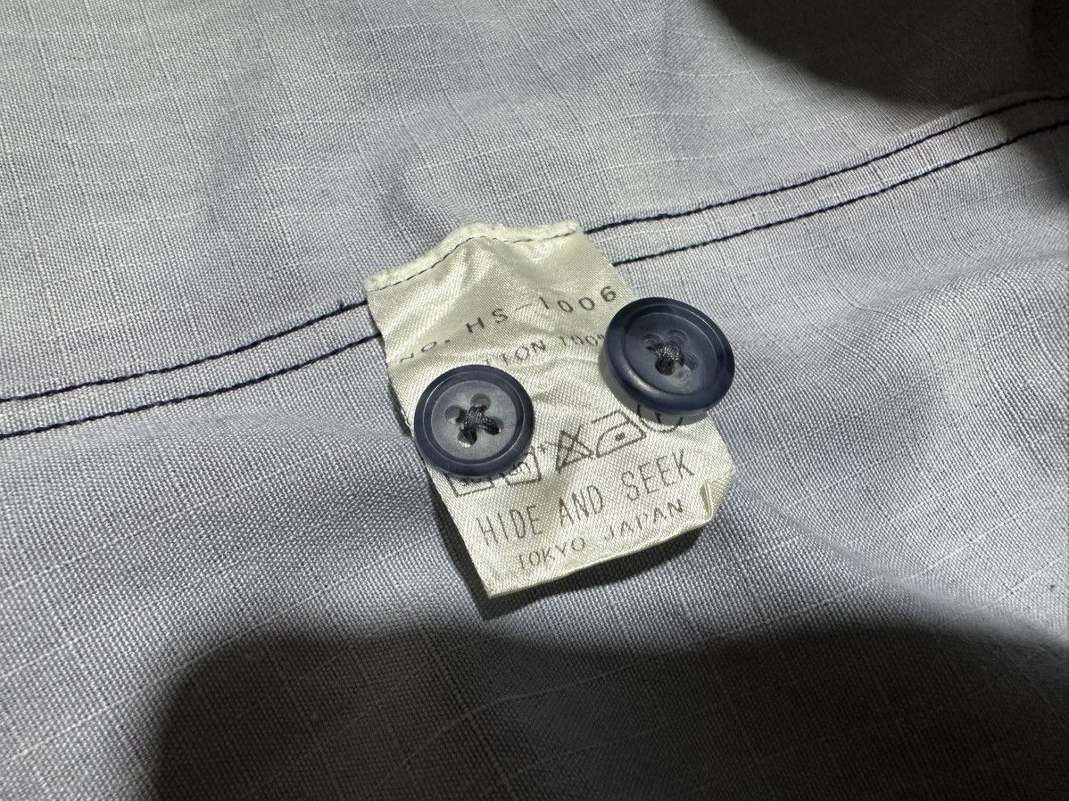 Japanese Brand 🔥Japanese Vintage Hide And Seek Ripstop Jacket Hidden Button Size US M / EU 48-50 / 2 - 8 Thumbnail