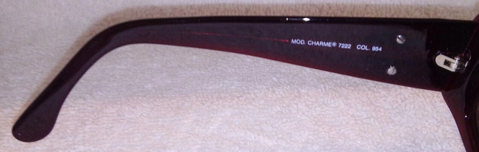 Designer New old stock CHARME 7222 Ruby Frame Retro Italy Size ONE SIZE - 5 Thumbnail
