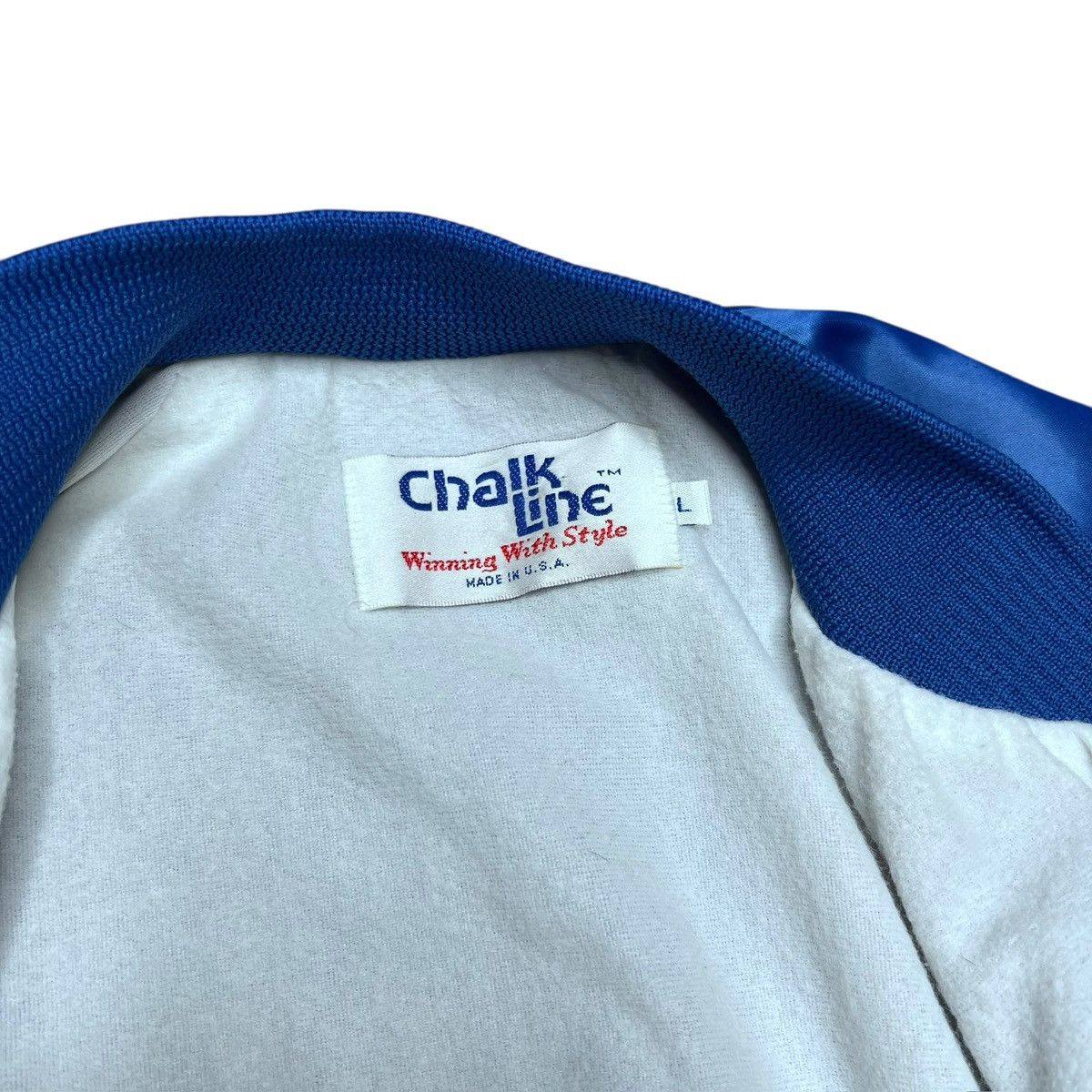 Chalk Line Denver Broncos AFC Champions Chalk Line Satin Bomber Jacket Size US L / EU 52-54 / 3 - 3 Thumbnail