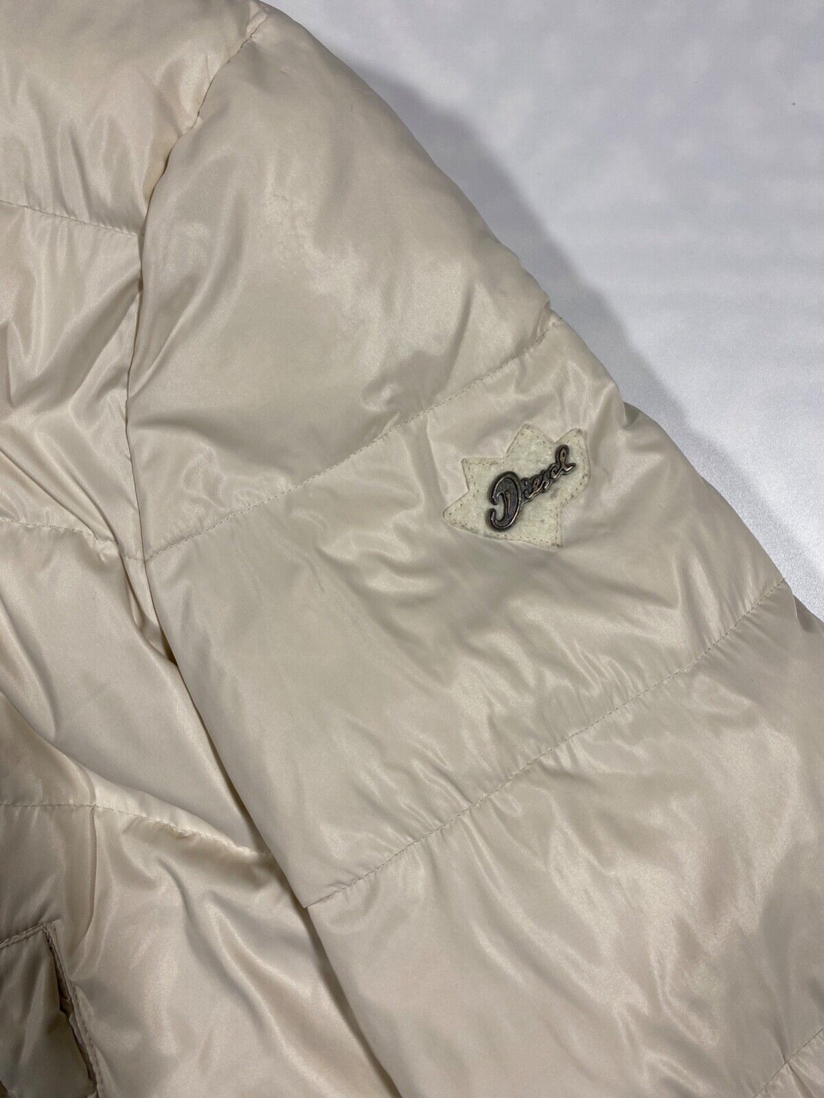 Diesel Diesel Jacket Down Women’s Ivory Bomber Size L Size L / US 10 / IT 46 - 5 Thumbnail
