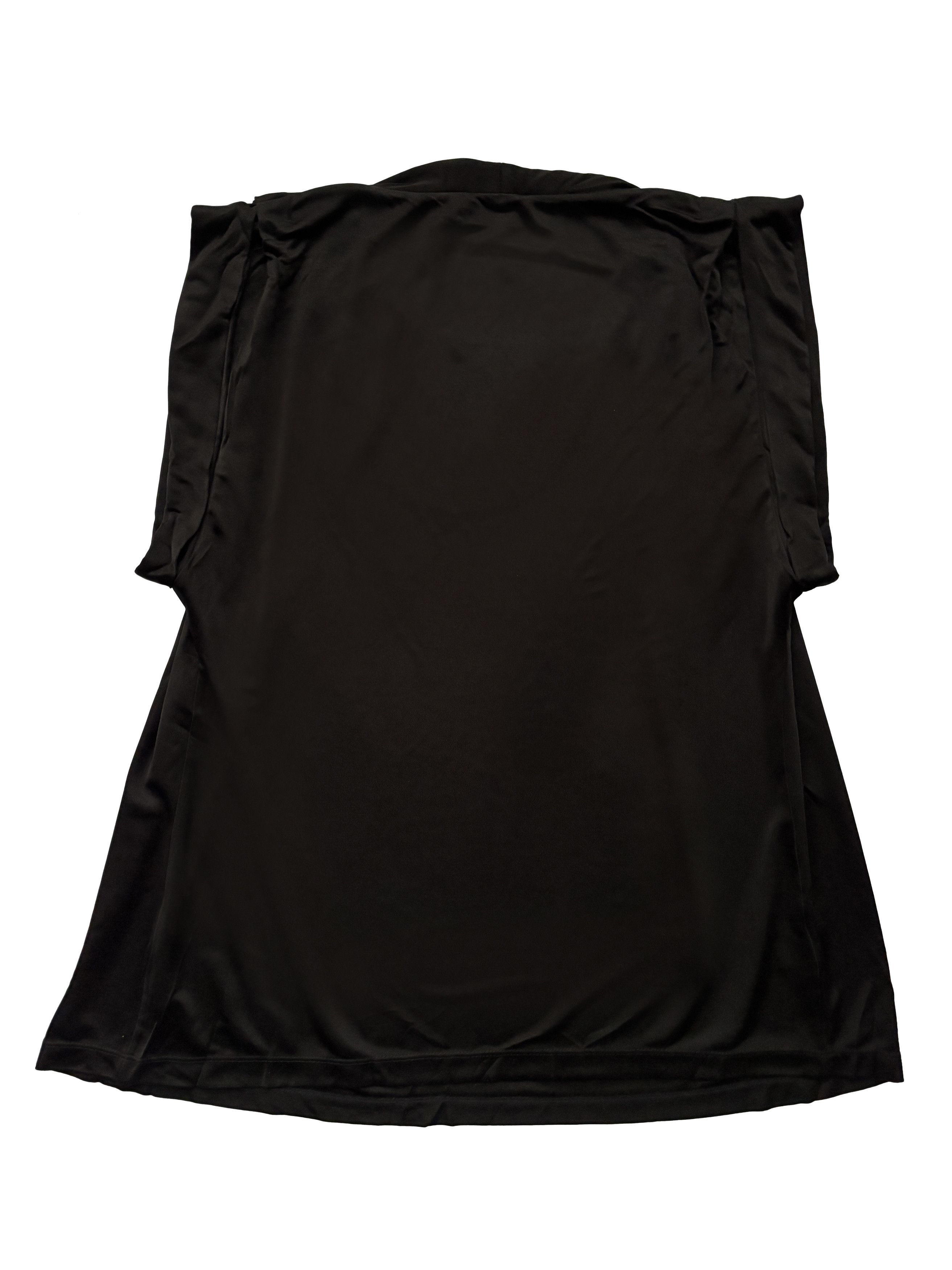 Hussein Chalayan ⚡️QUICK SALE⚡️Chalayan Black Sleeveless Draped Blouse Top Size M / US 6-8 / IT 42-44 - 2 Thumbnail