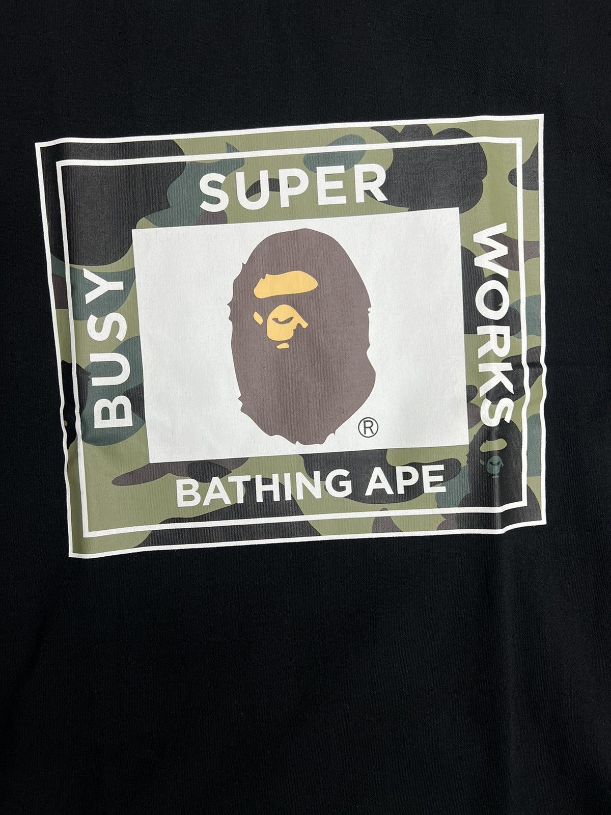 Bape Bape 1st Camo Super Busy Works T-Shirt Size US L / EU 52-54 / 3 - 2 Thumbnail