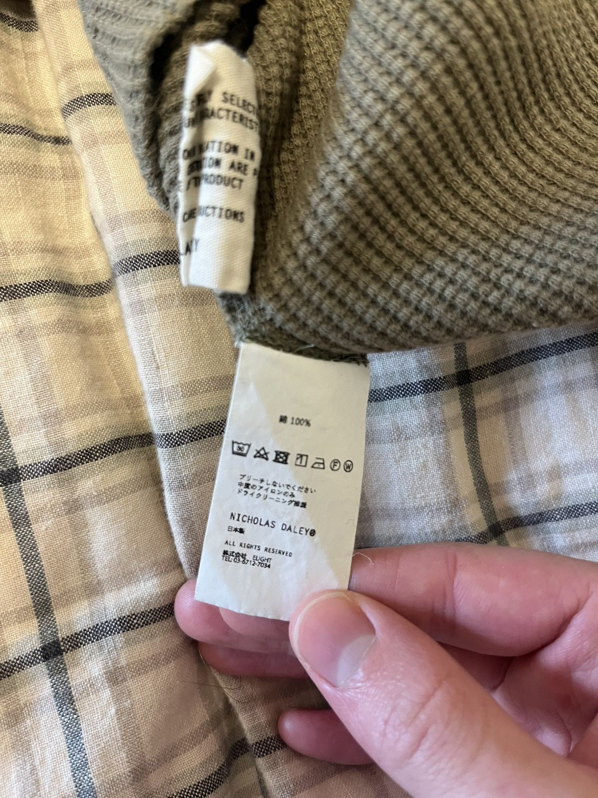 Nicholas Daley Waffle thermal - boxy Size US S / EU 44-46 / 1 - 5 Thumbnail
