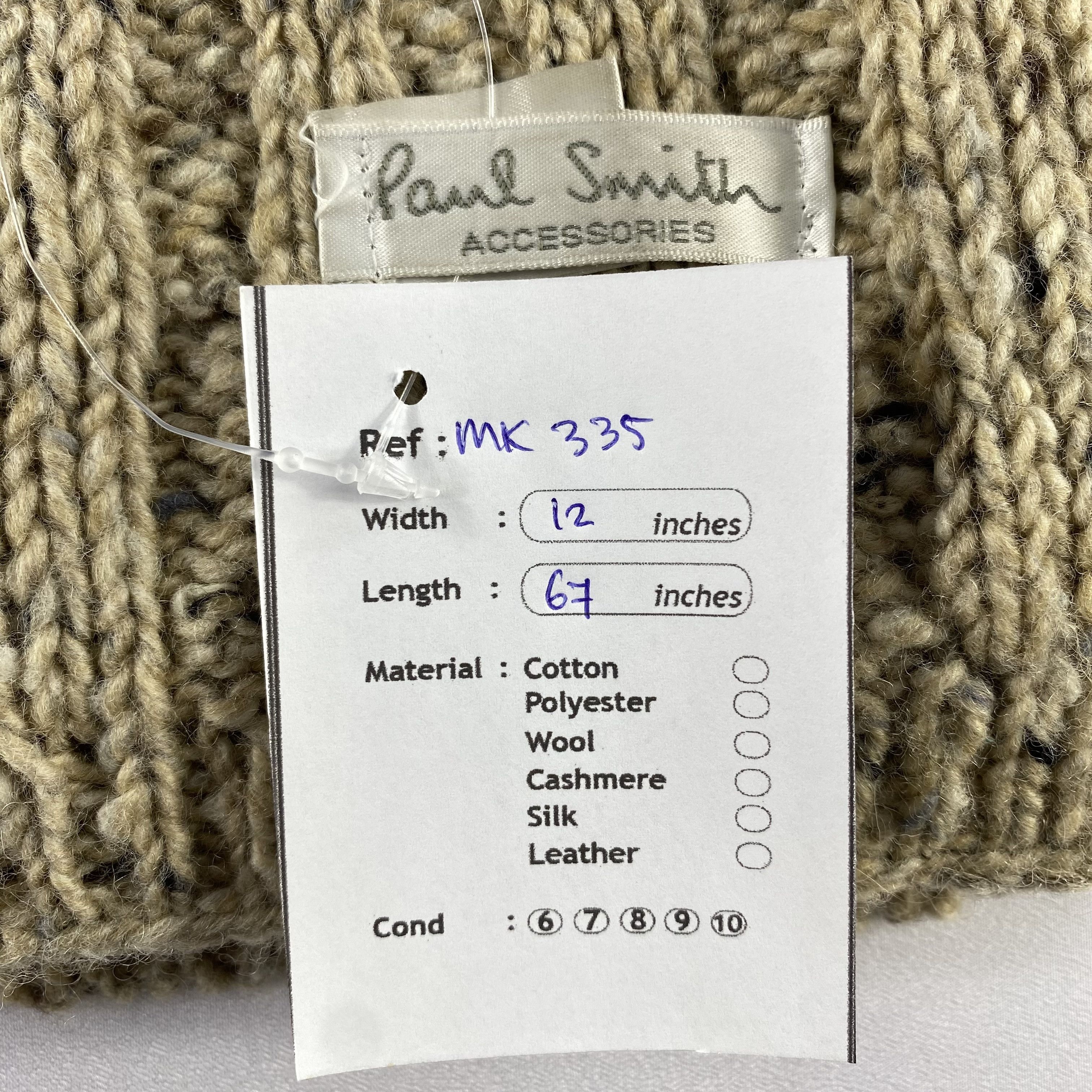 Paul Smith Paul Smith Knit Scarf Neck Wrap Wool Muffler Size ONE SIZE - 5 Thumbnail