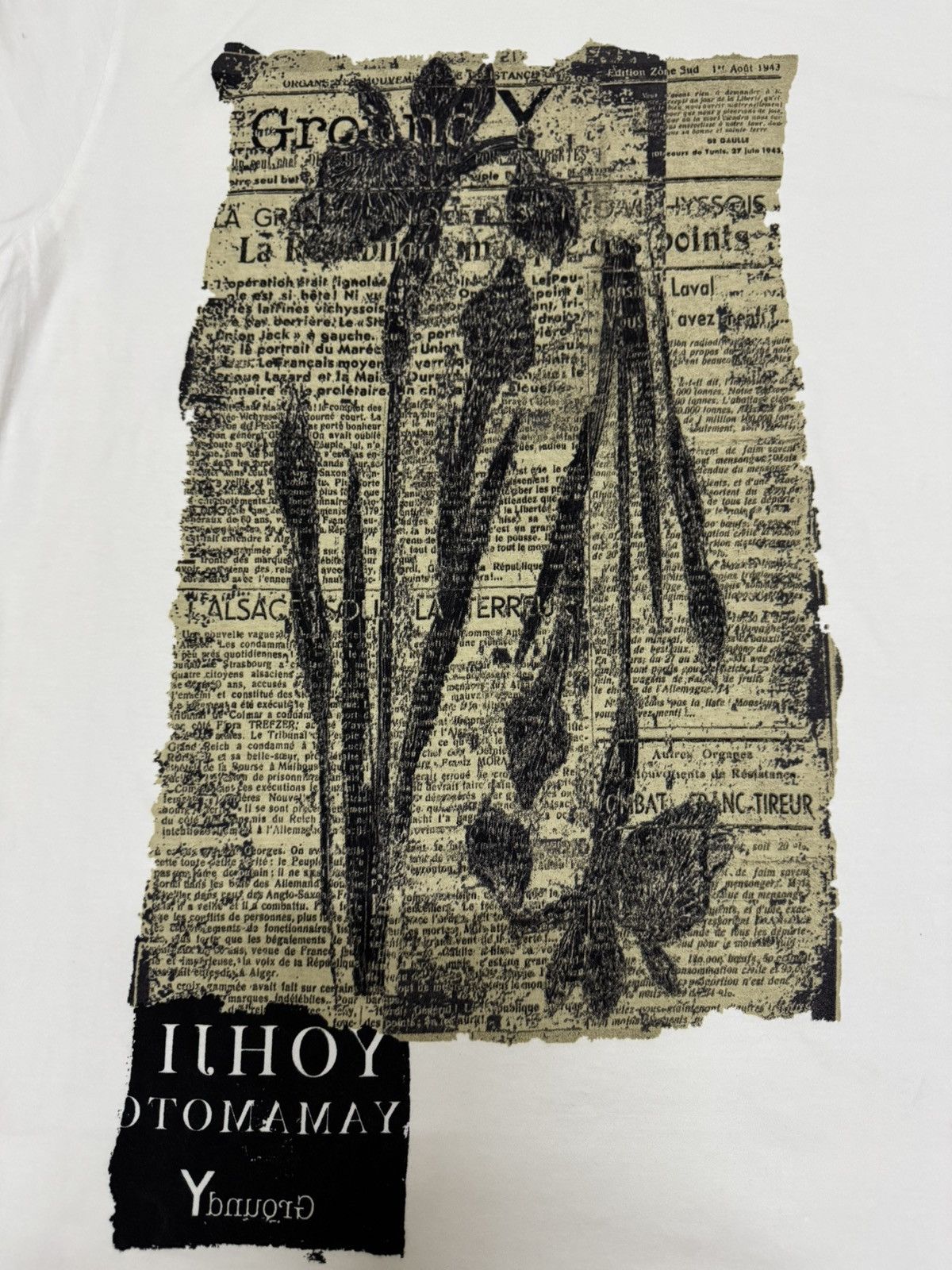 Ground Y Ground Y Yohji Yamamoto Tshirt Size US L / EU 52-54 / 3 - 10 Thumbnail