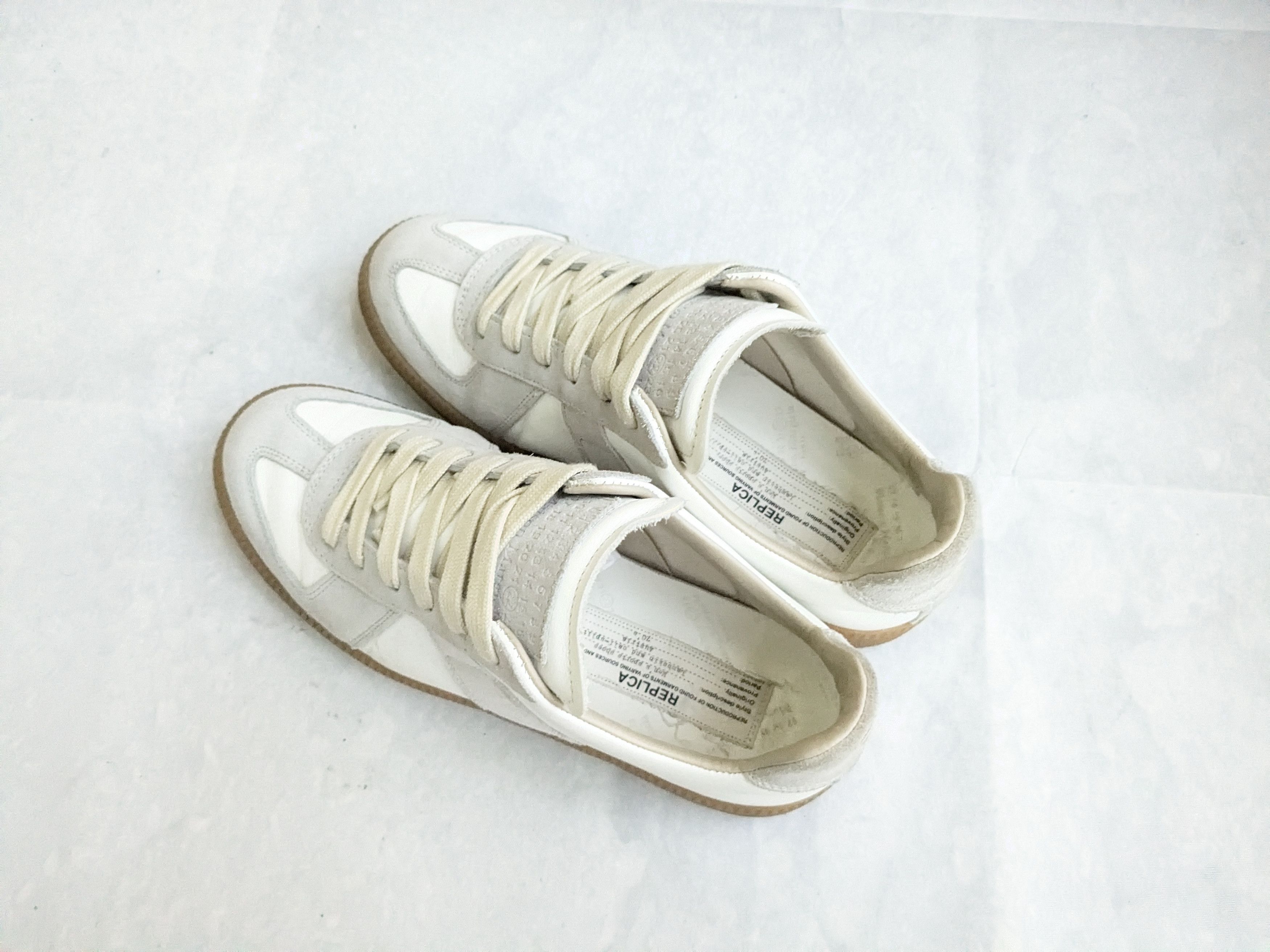 Maison Margiela Maison Margiela Replica GAT White Gray 37 7 Womens Size US 7 / IT 37 - 16 Thumbnail