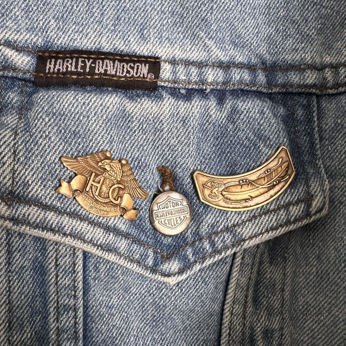 Harley Davidson Vintage Harley Davidson Denim Jacket Motorcycle Size Large L Size US L / EU 52-54 / 3 - 4 Thumbnail