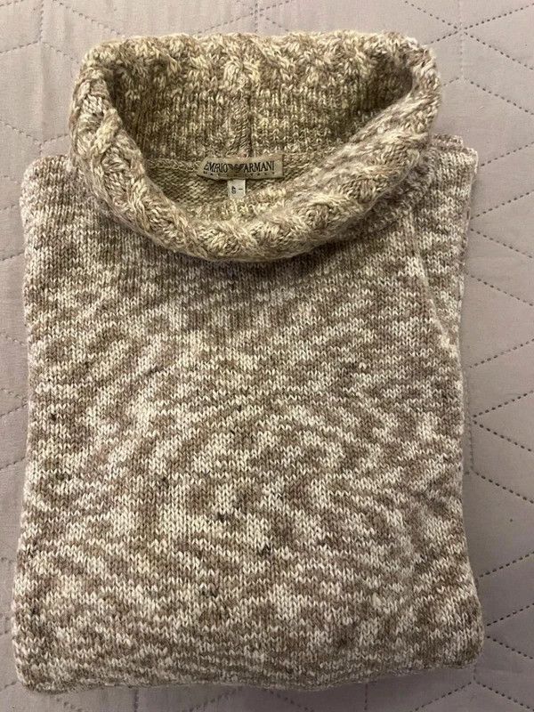 Emporio Armani Emporio Armani, wool & alpaca turtleneck pull vintage Size US M / EU 48-50 / 2 - 1 Thumbnail
