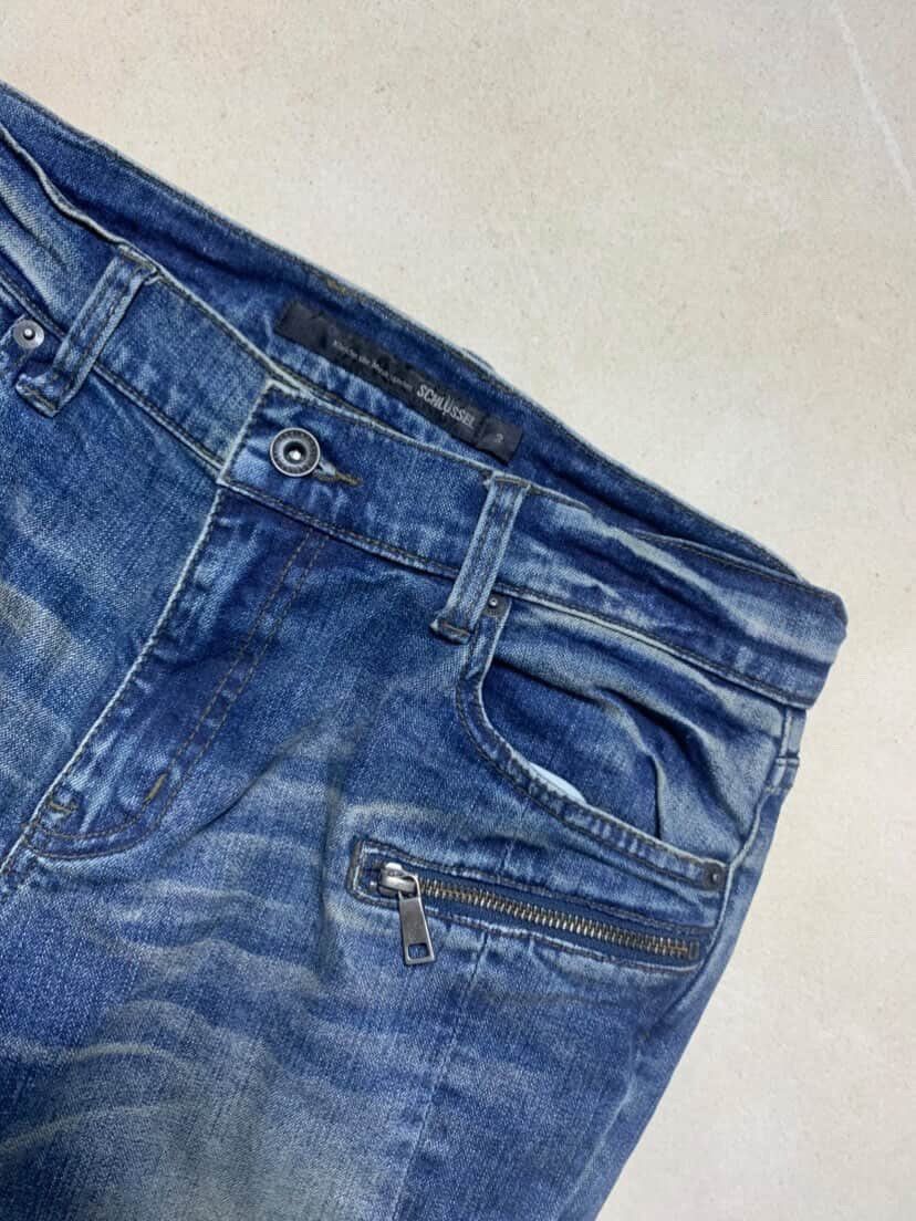 Balmain 00s Schussel Biker denim /kadoya /balmain style Size US 29 - 4 Thumbnail