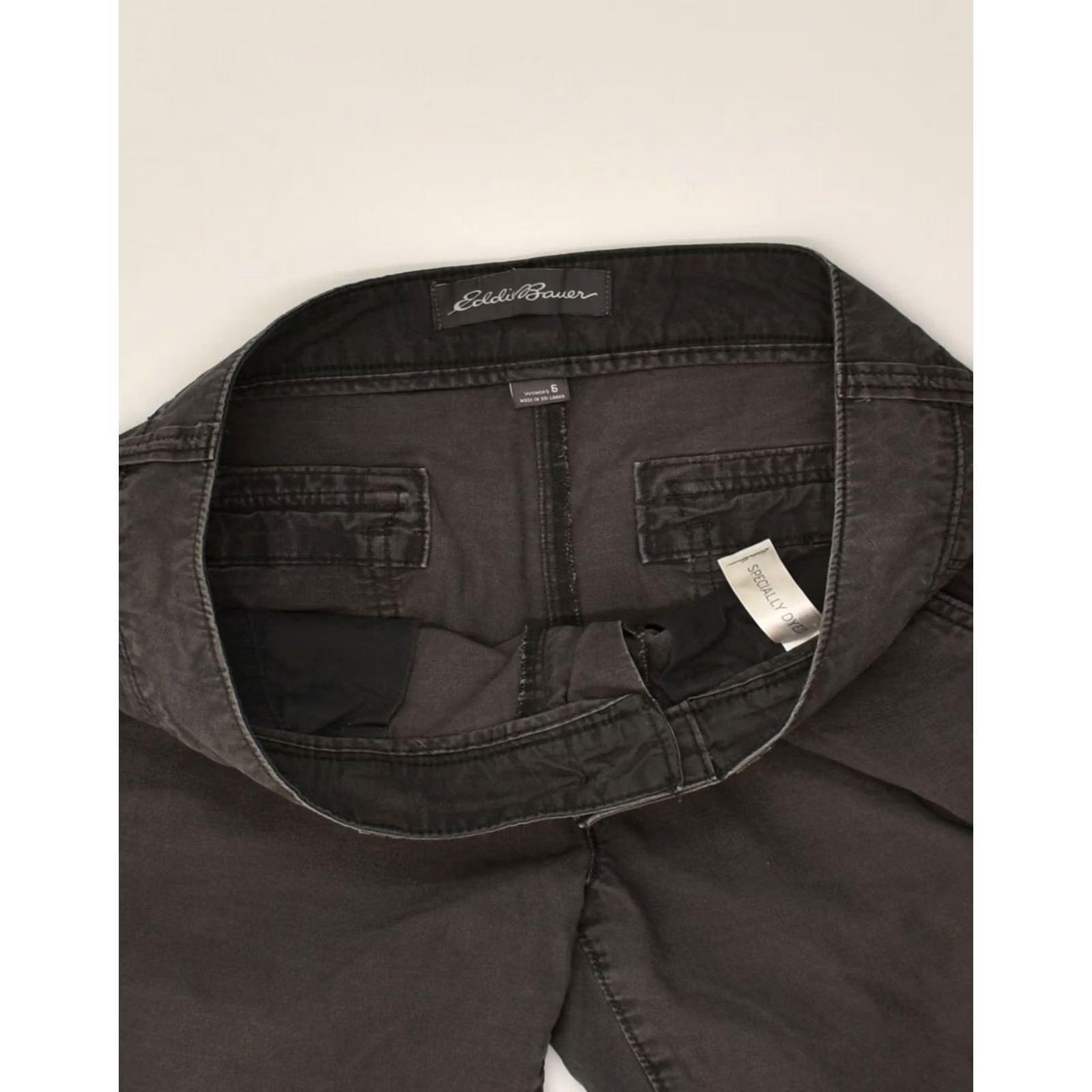 Eddie Bauer EDDIE BAUER Womens Capri Cargo Trousers US 6 Medium W30 L20 Grey Cotton Size 32" / US 10 / IT 46 - 3 Thumbnail